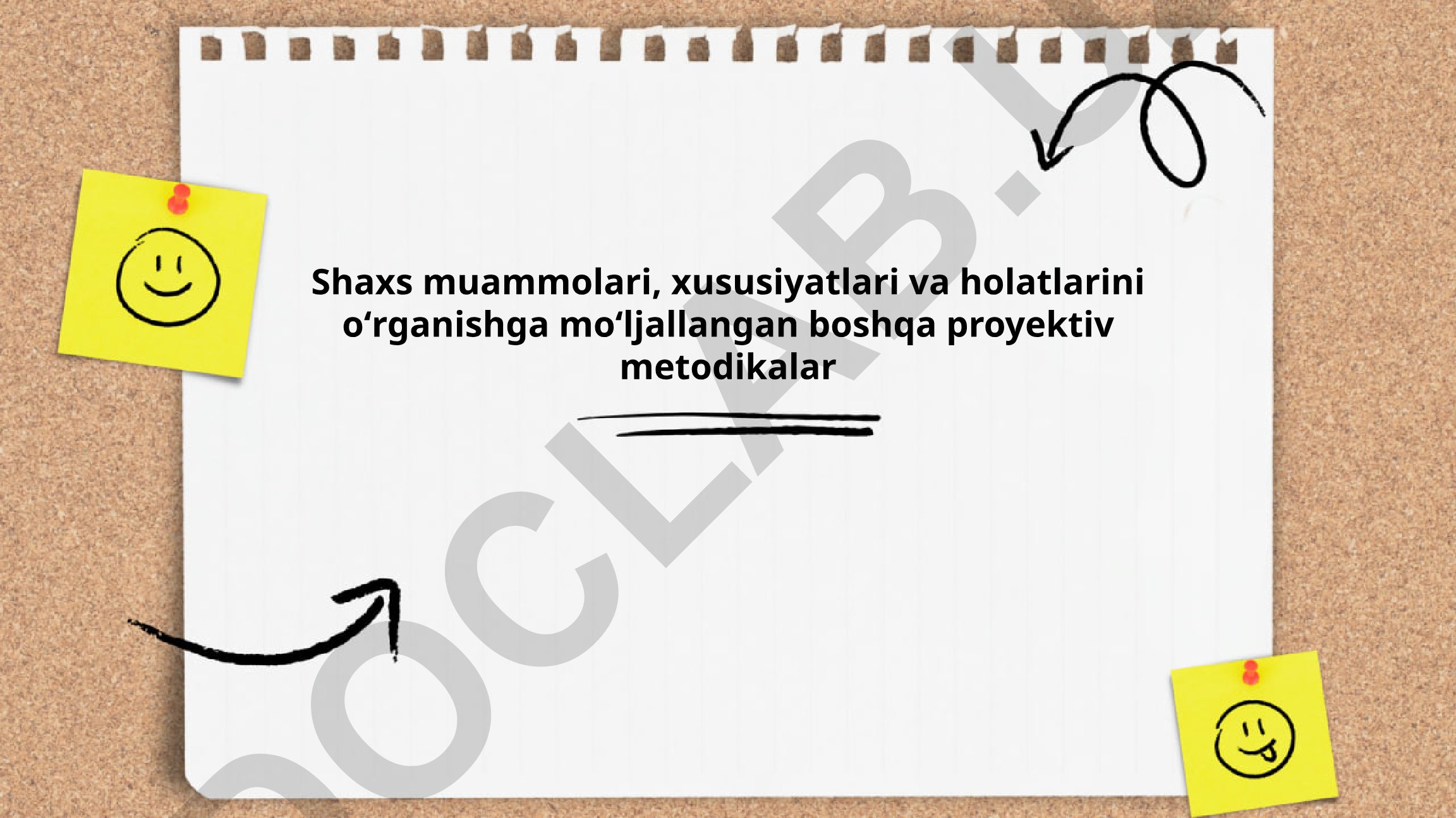Proyektiv testlar nazariyasi va psixologik metodikalar
