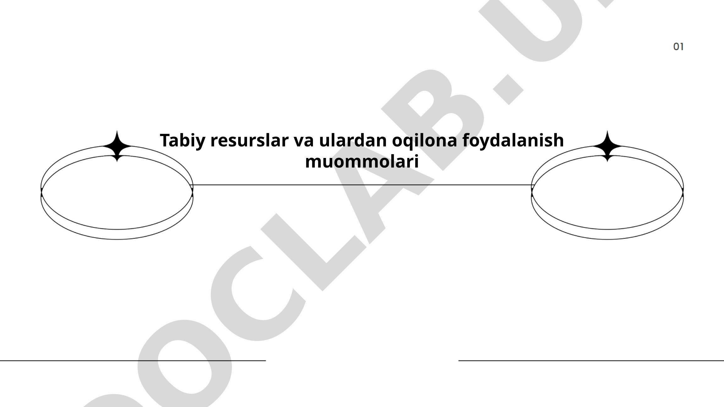 Tabiy resurslar va ulardan oqilona foydalanish muammolari
