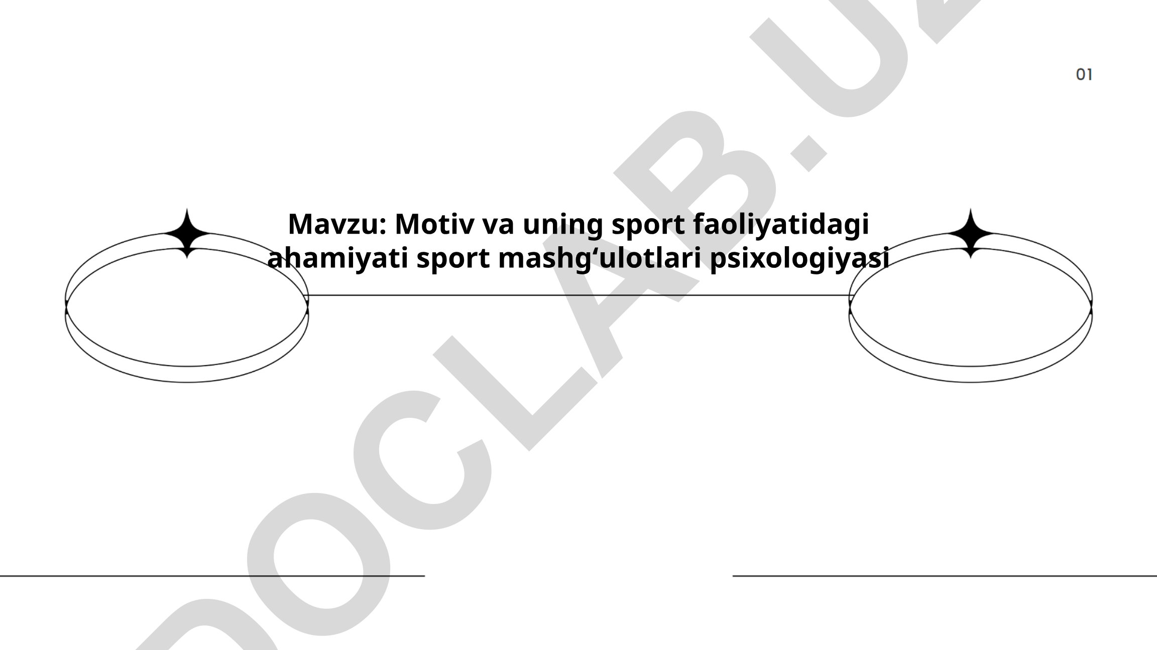 Motiv va uning sport faoliyatidagi ahamiyati sport mashgʻulotlari psixologiyasi