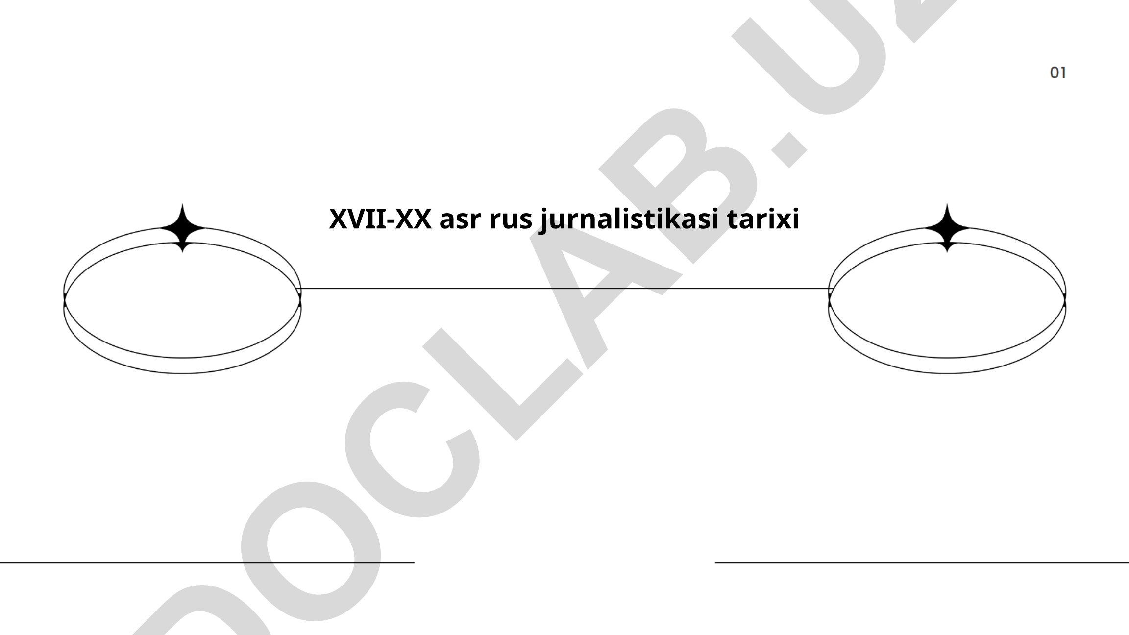 XVII-XX asr rus jurnalistikasi tarixi