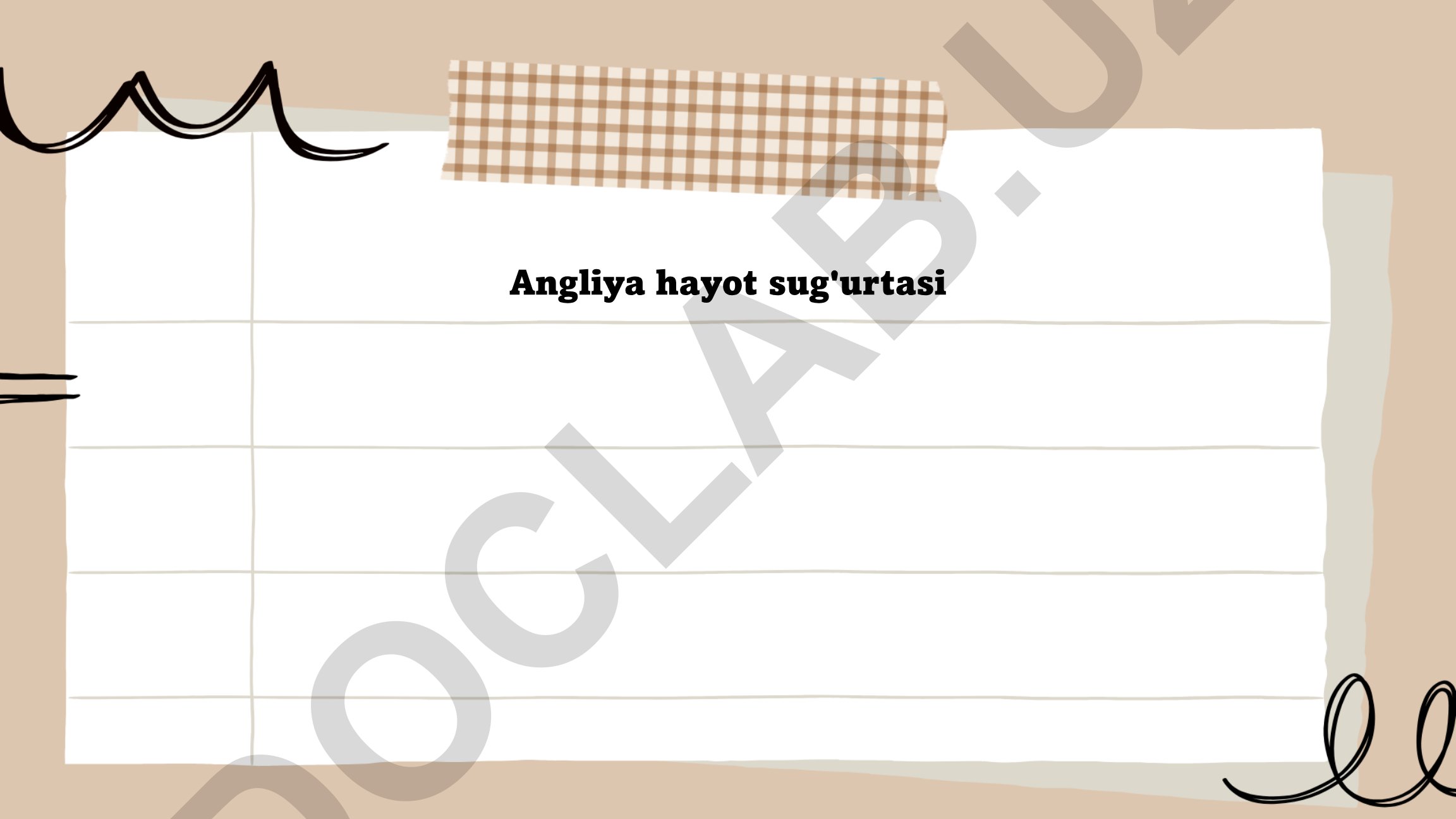 Angliya hayot sug'urtasi qonunlari va turlari