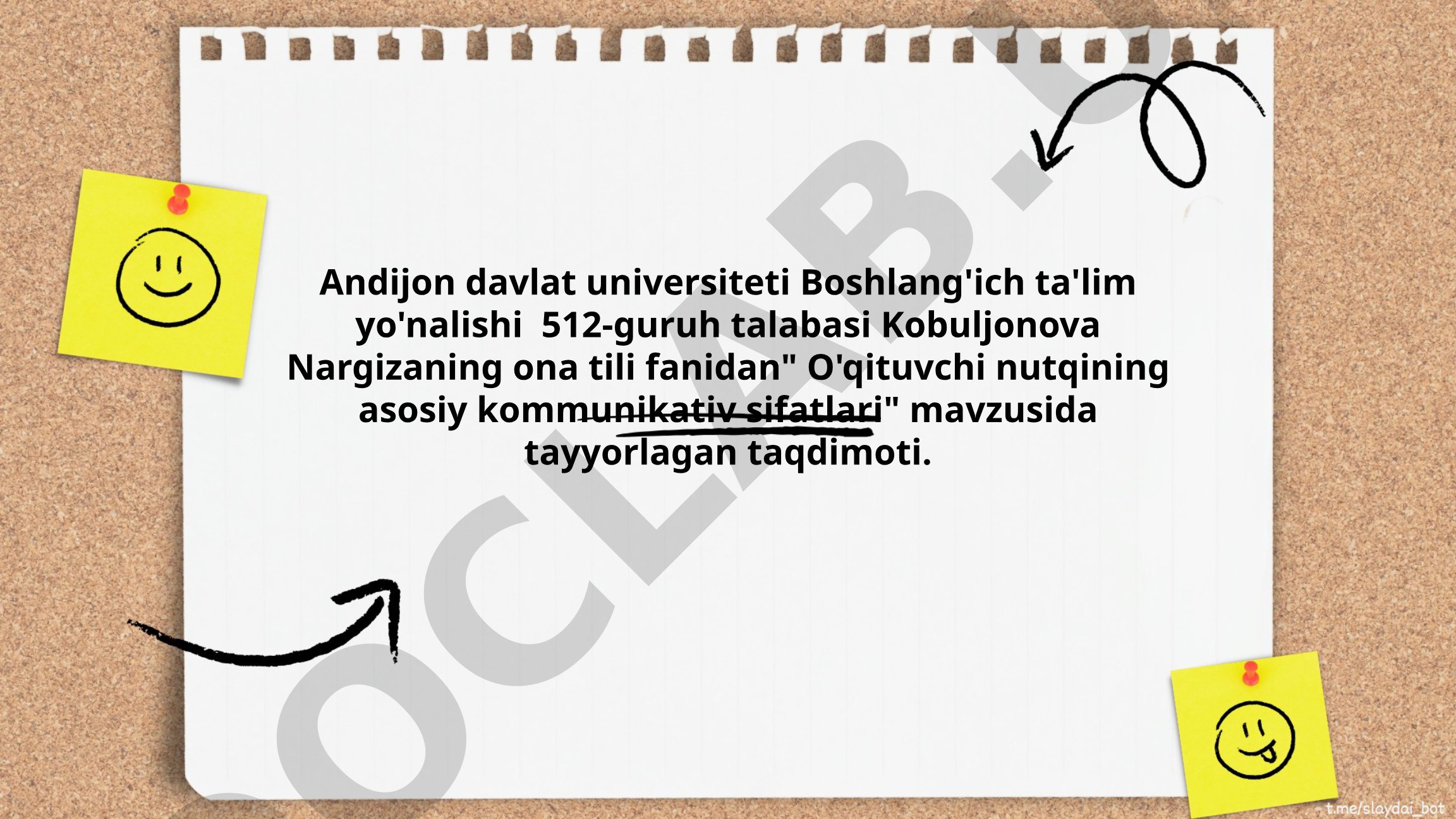 O'qituvchi nutqining asosiy kommunikativ sifatlari