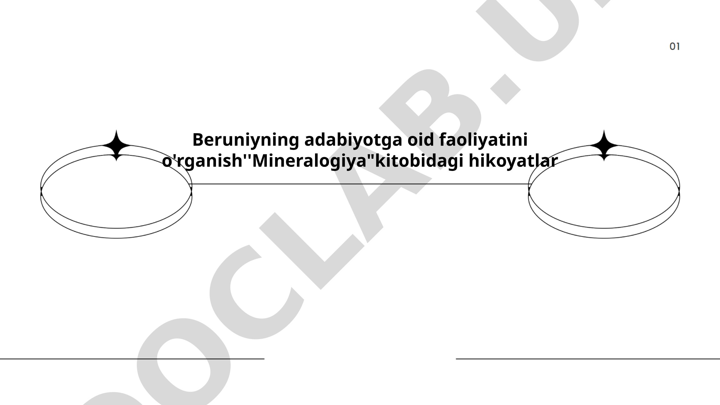 Beruniyning "Mineralogiya" asarining adabiy jihatlari