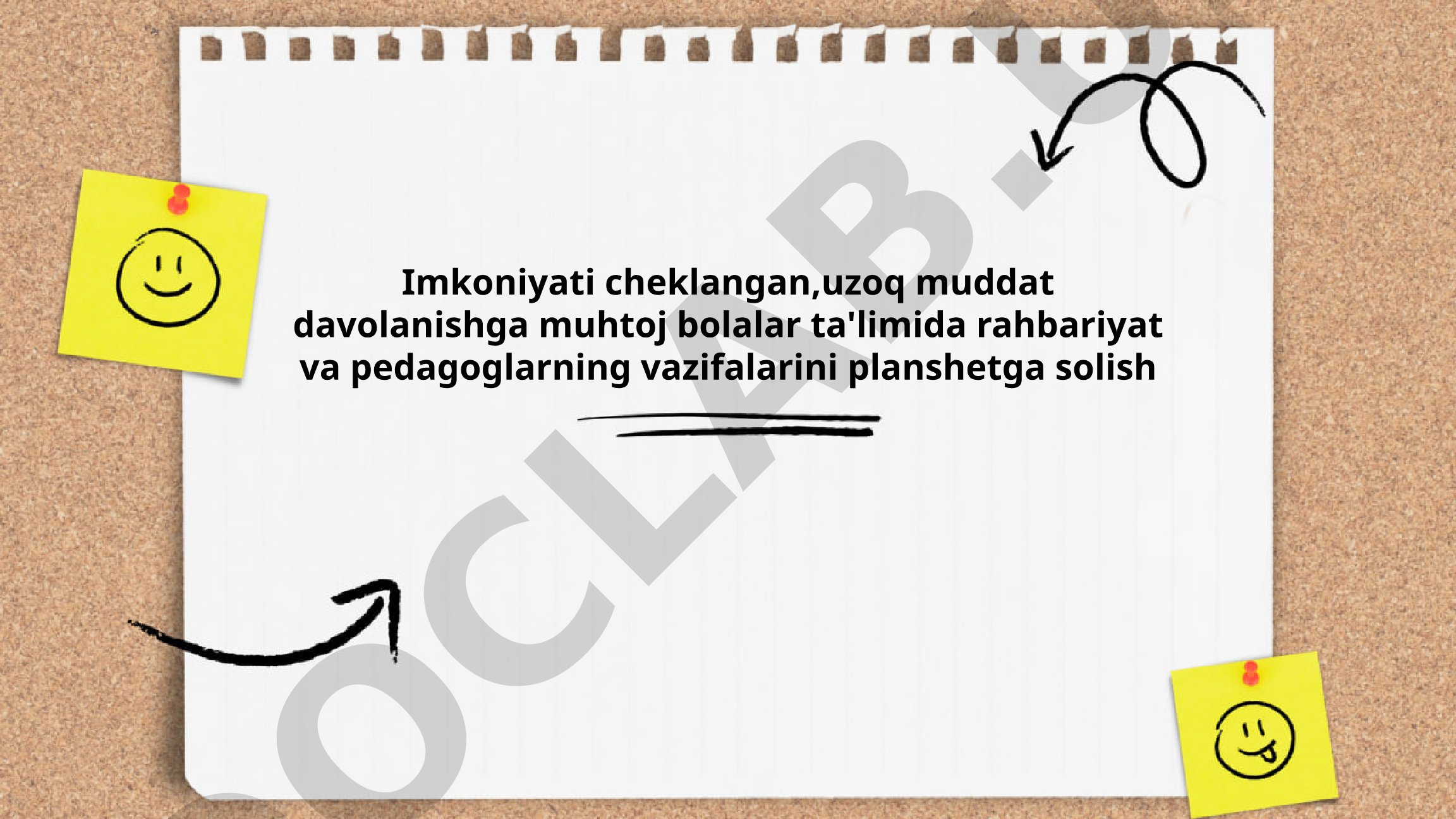 Imkoniyati cheklangan bolalar ta'limida rahbariyat va pedagoglarning vazifalari