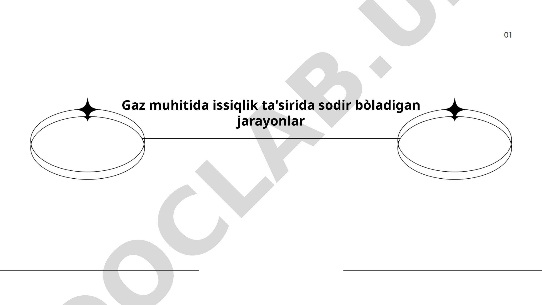 Gaz muhitida issiqlik ta'sirida sodir bo'ladigan jarayonlar