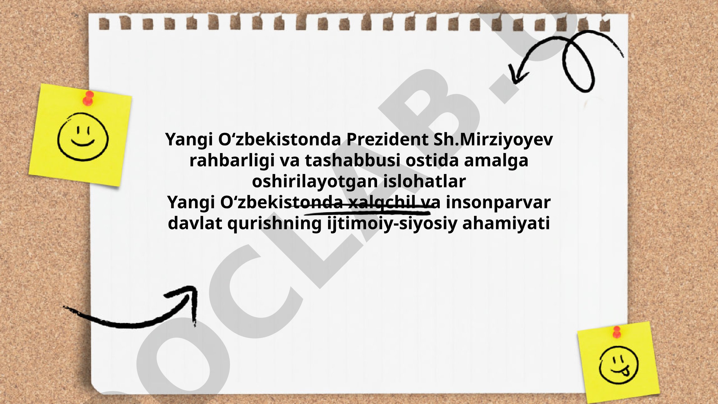Yangi O‘zbekistonda Prezident Sh.Mirziyoyev rahbarligi ostida amalga oshirilayotgan islohatlar