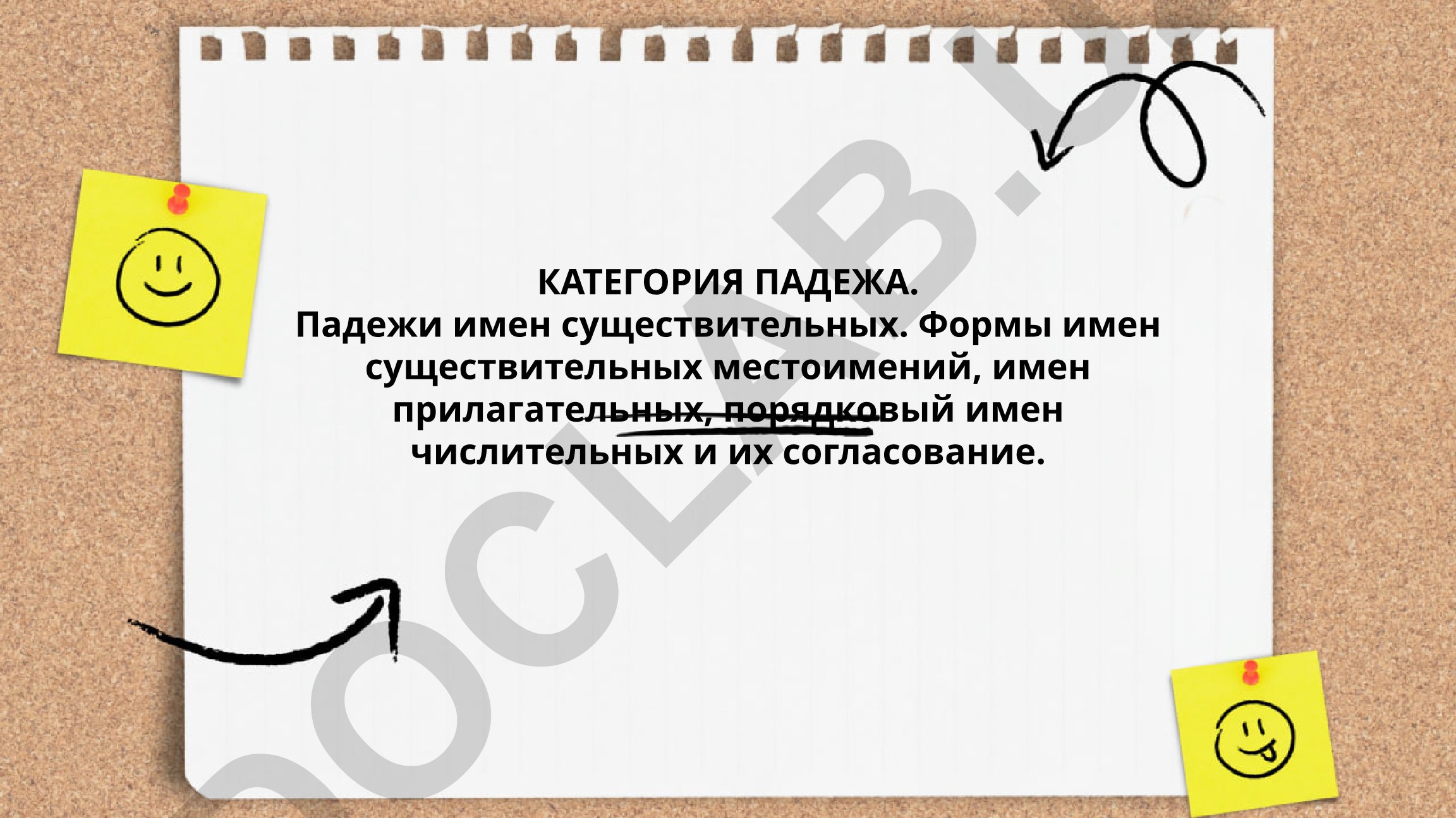 Категория падежа в русском языке