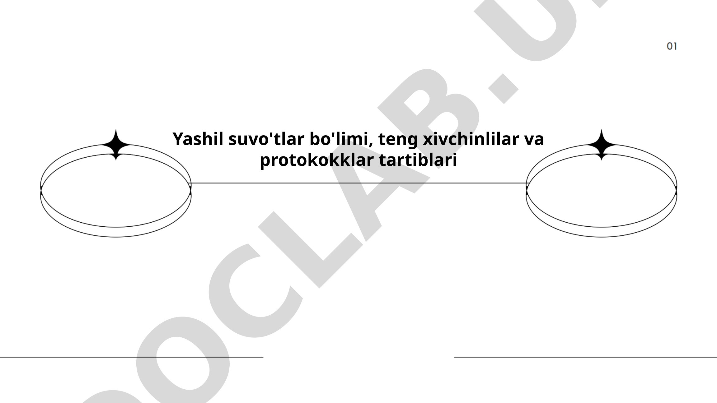 Yashil suvo'tlar ekologiyasi, fotosintezi va taksonomiyasi