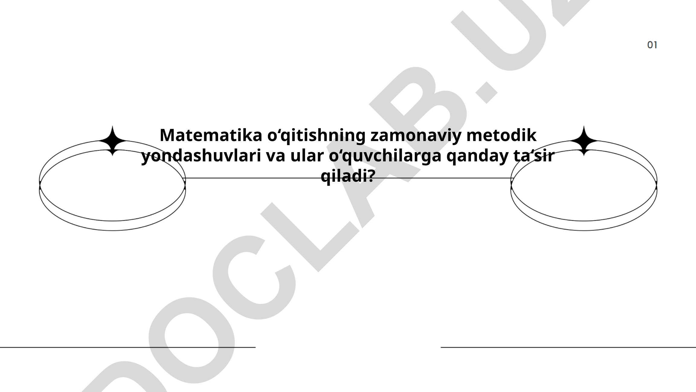 Matematika o‘qitishning zamonaviy metodik yondashuvlari va ta'siri
