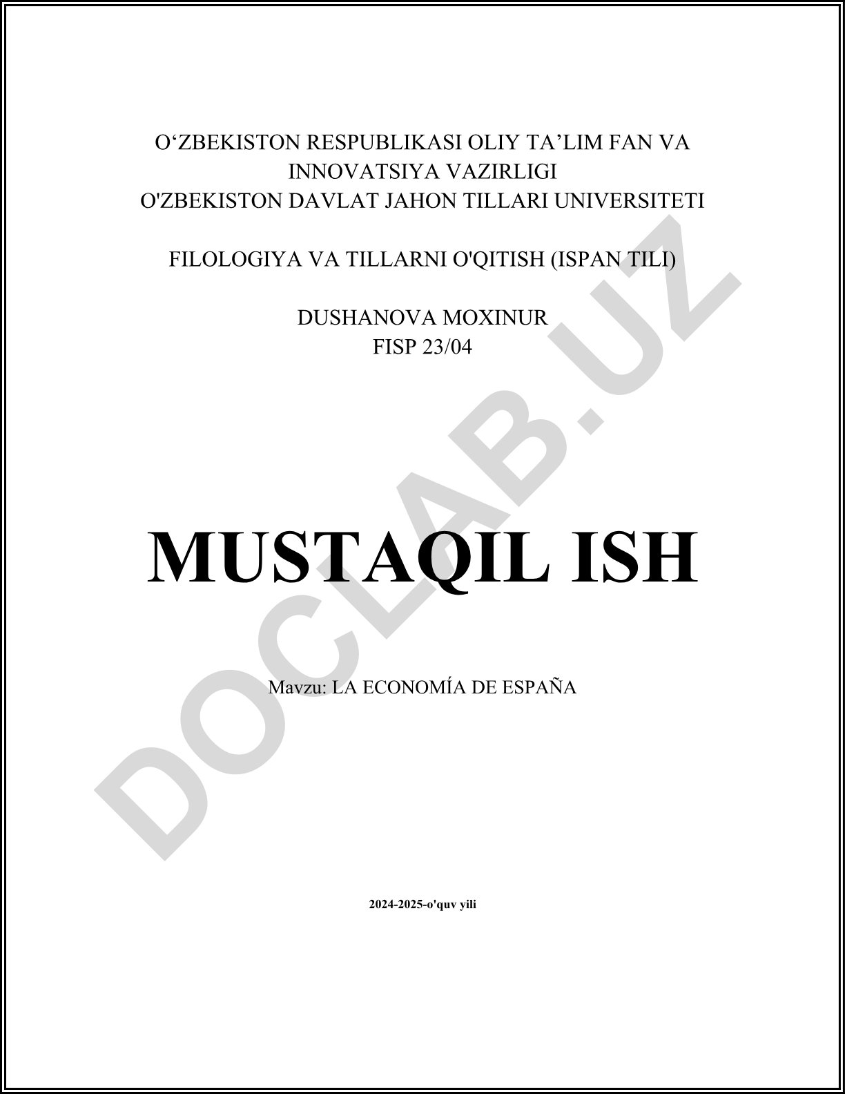 Ispaniyaning iqtisodiy tarixi va YAIM tahlili