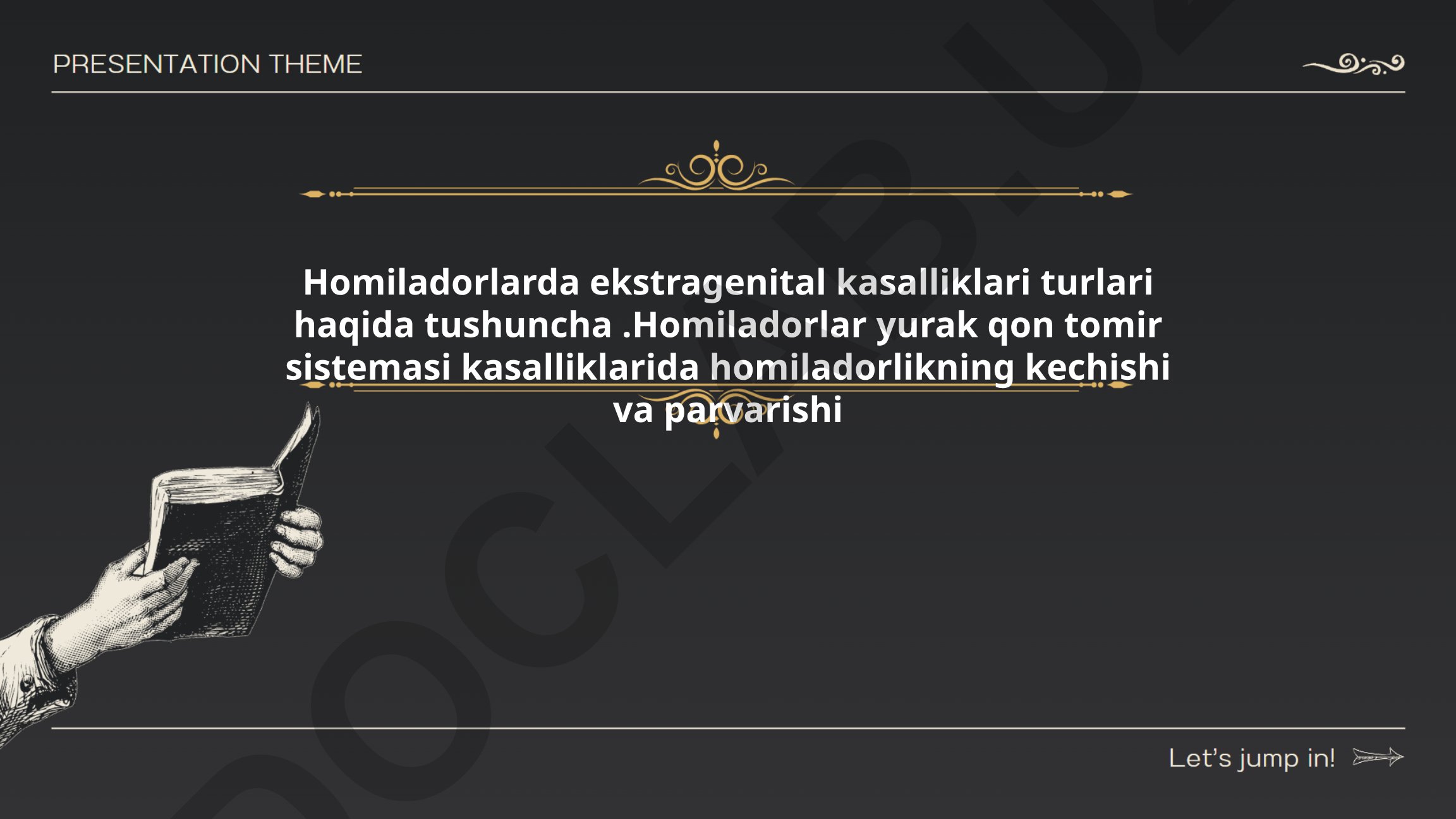 Homiladorlarda ekstragenital kasalliklari turlari va yurak qon tomir sistemasi kasalliklarida homiladorlikning kechishi