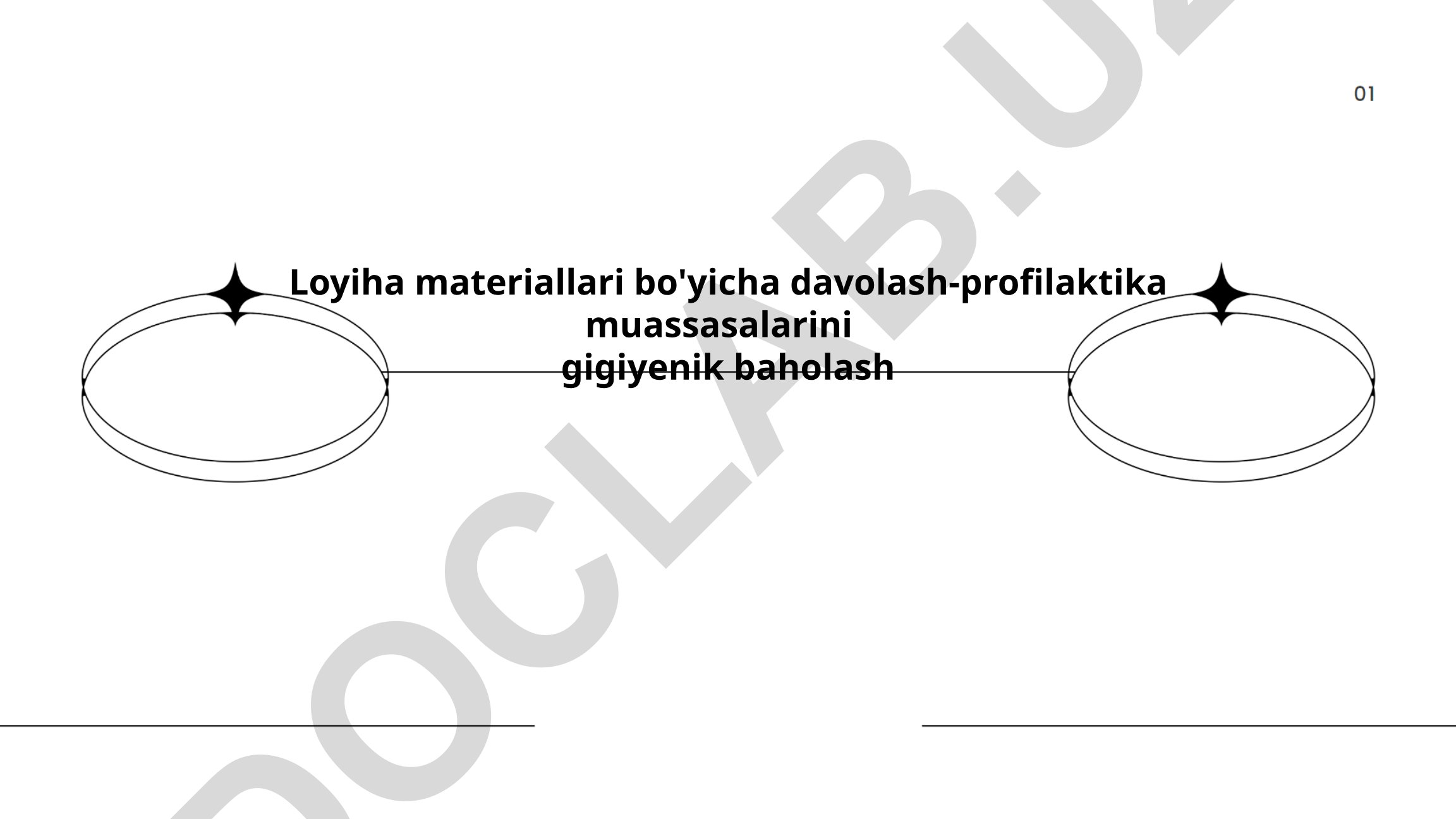 Davolash-profilaktika muassasalarini gigiyenik baholash