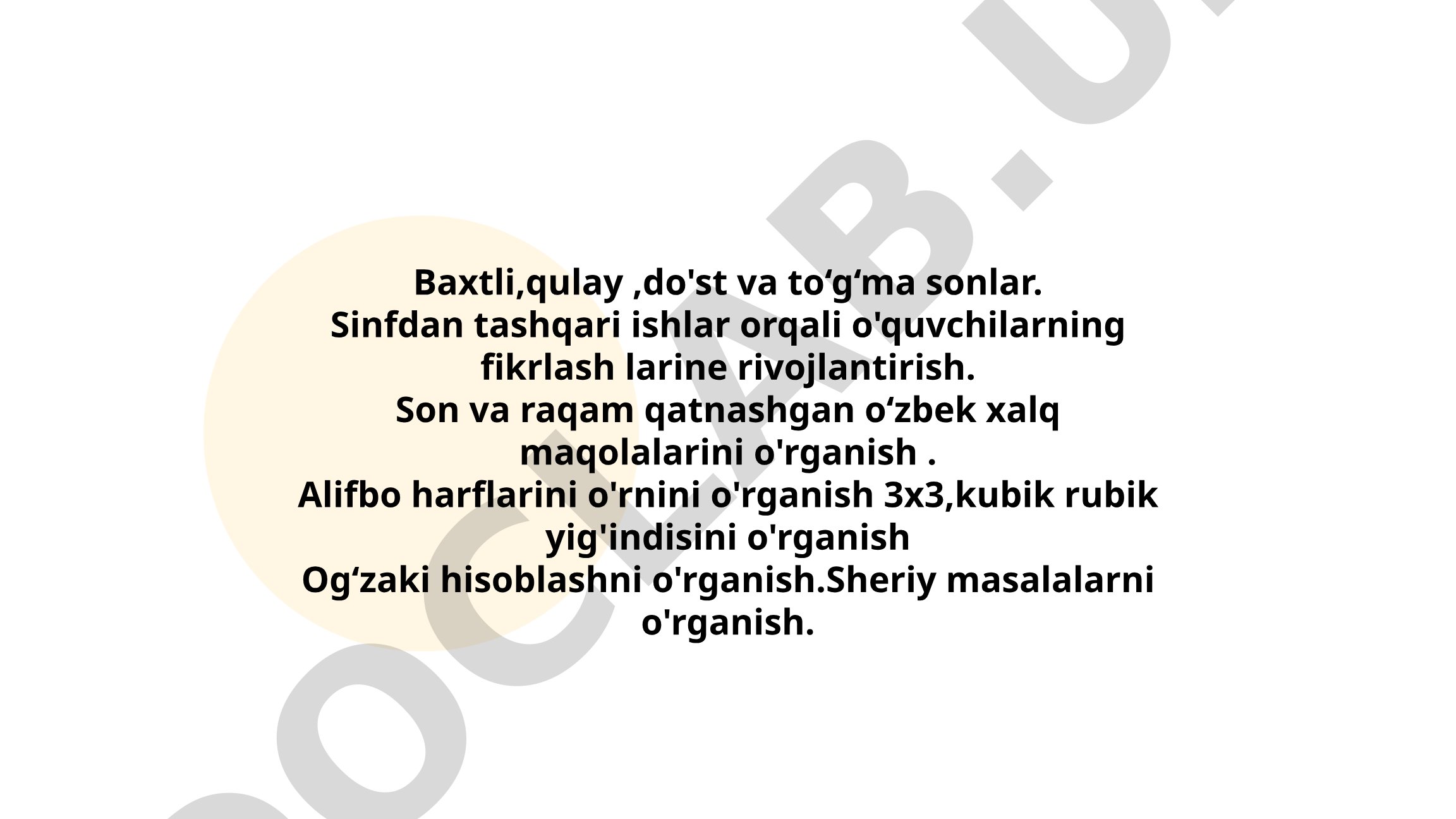 Baxtli, qulay, do'st va to'g'ma sonlar