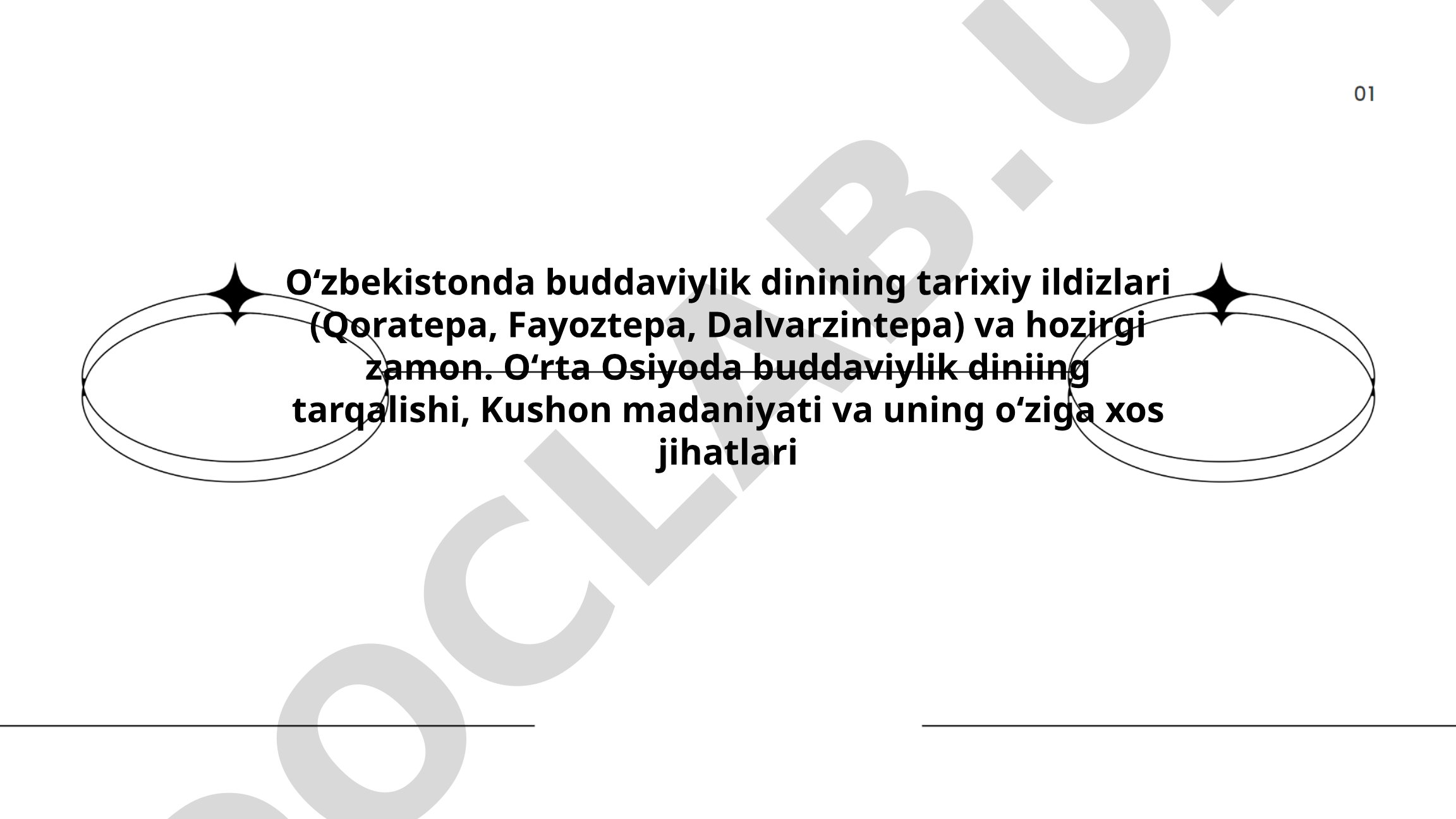 Oʻzbekistonda buddaviylik dinining tarixiy ildizlari