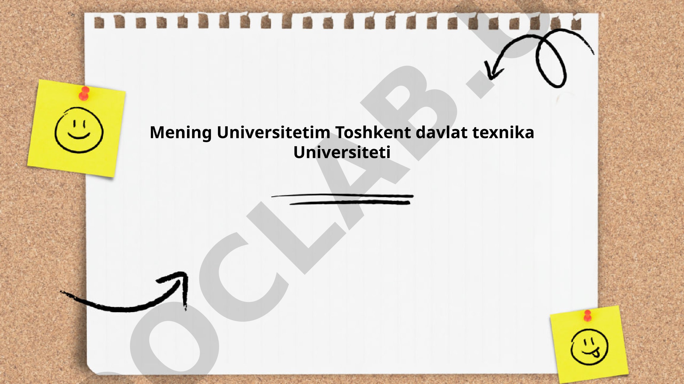 Tashkent State Technical University: History and Programs