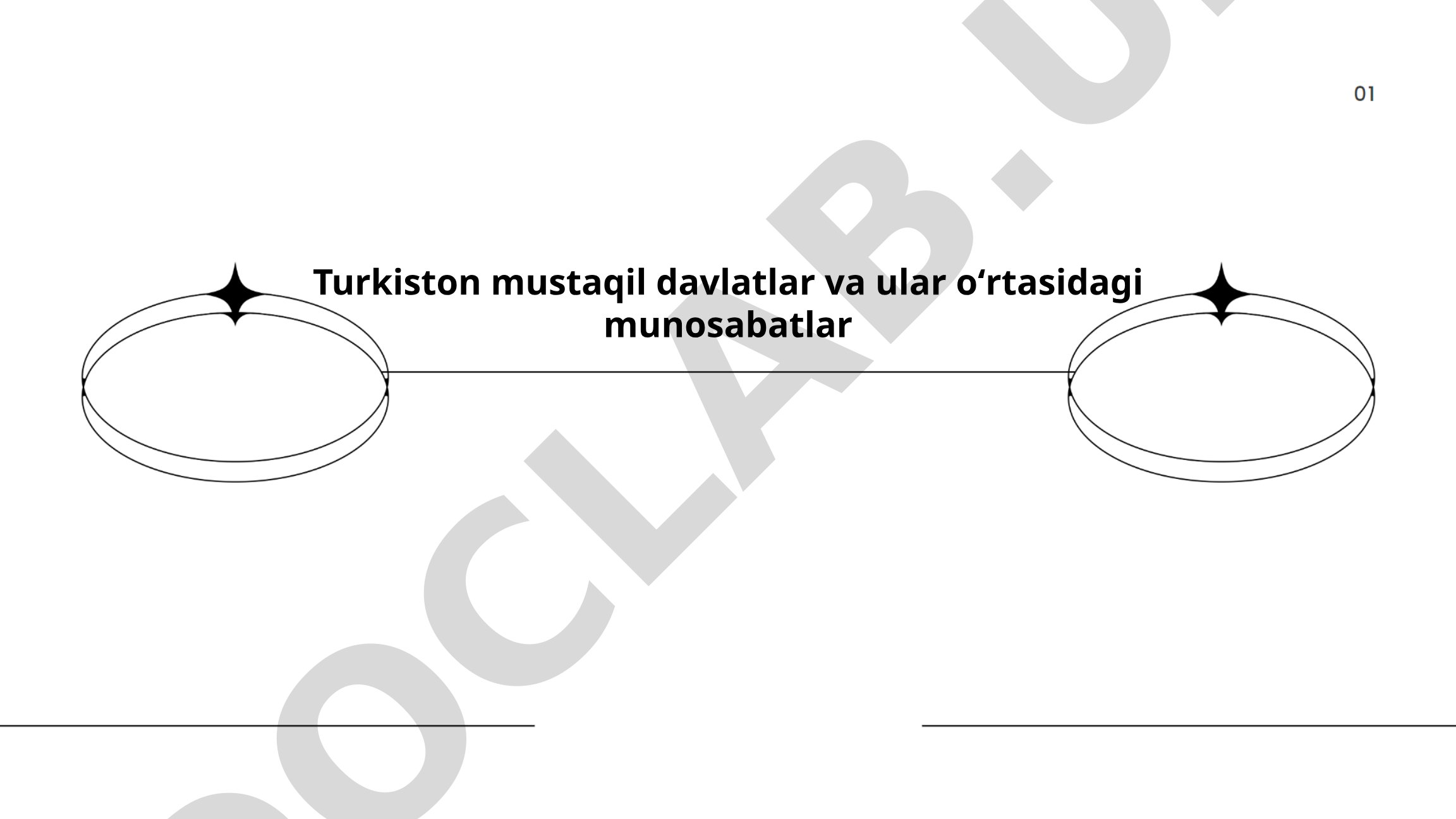 Turkiston mustaqil davlatlar va ular oʻrtasidagi munosabatlar
