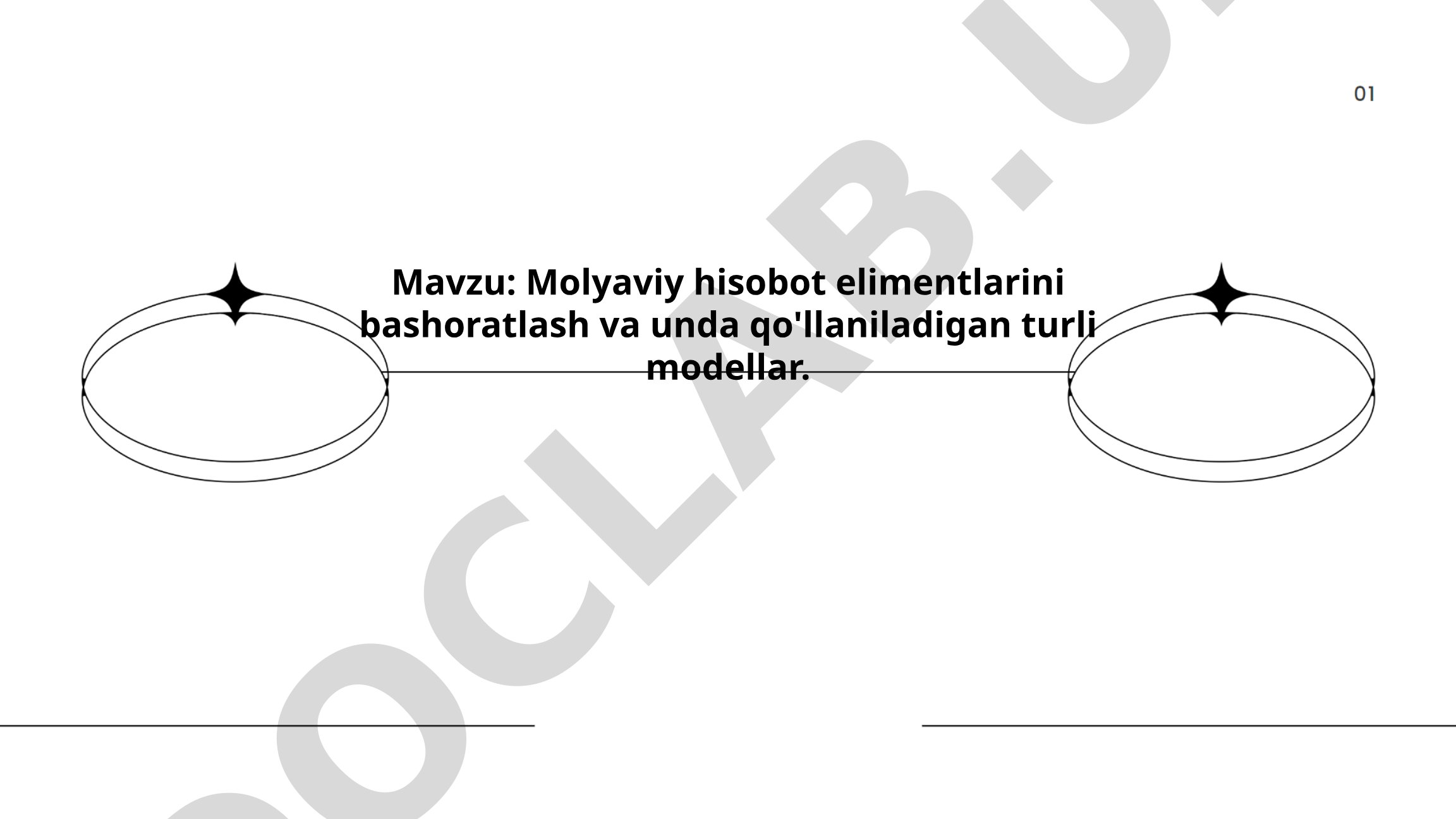 Molyaviy hisobot elimentlarini bashoratlash va unda qo'llaniladigan turli modellar