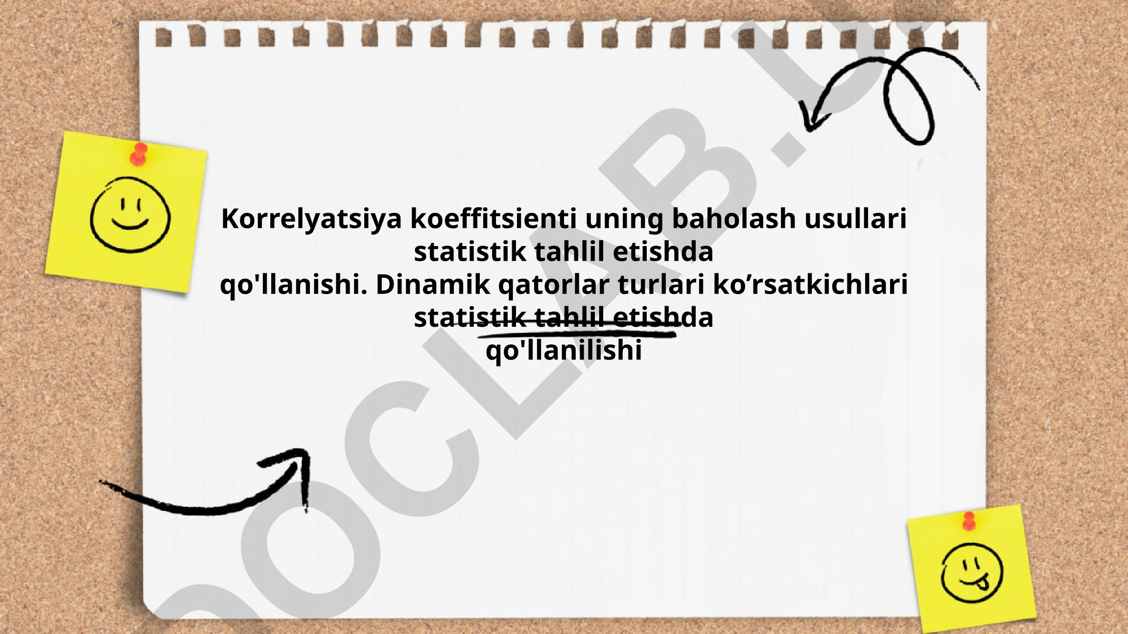 Korrelyatsiya koeffitsienti va dinamik qatorlar statistik tahlilida
