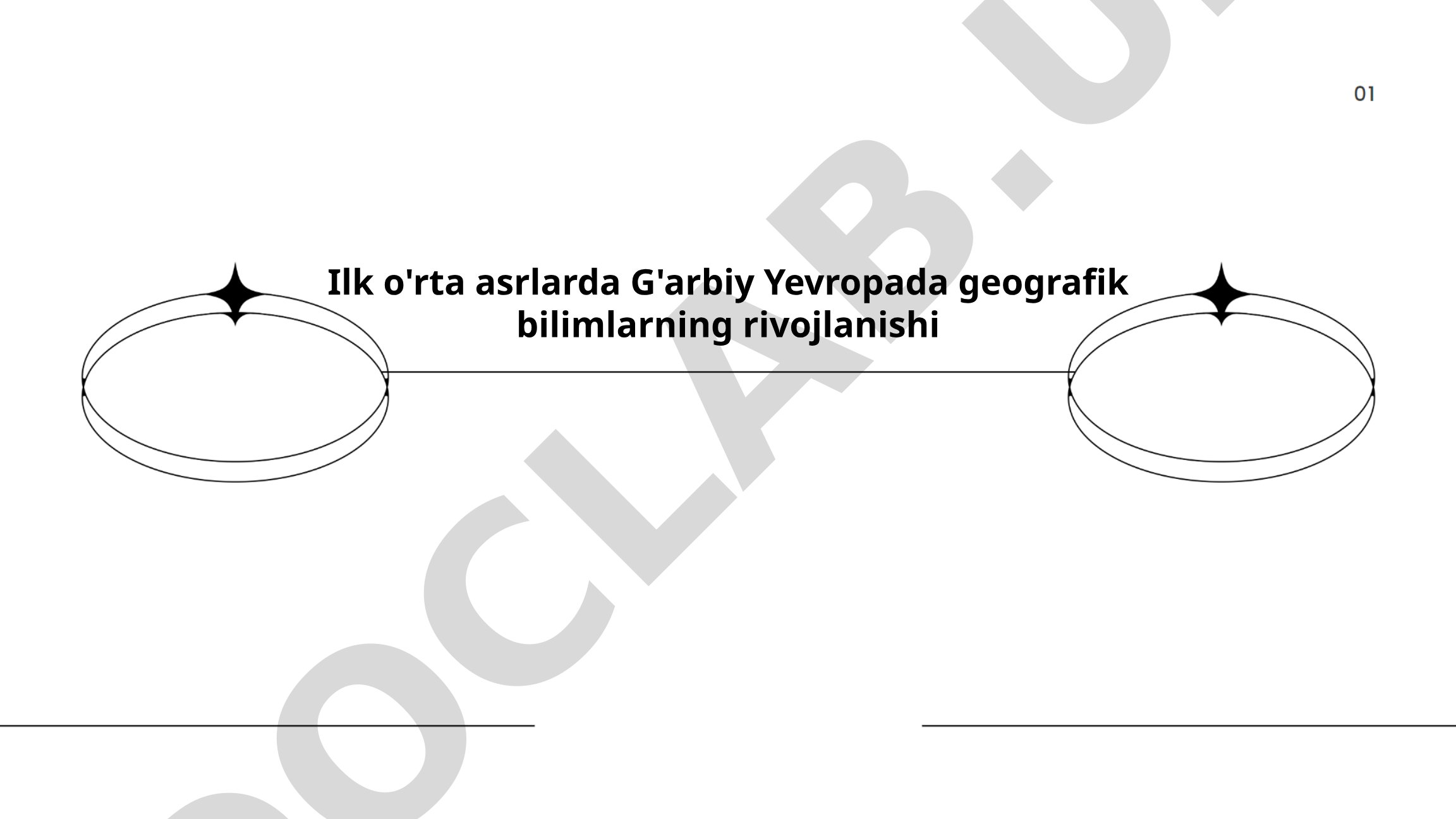 Ilk o'rta asrlarda G'arbiy Yevropada geografik bilimlarning rivojlanishi