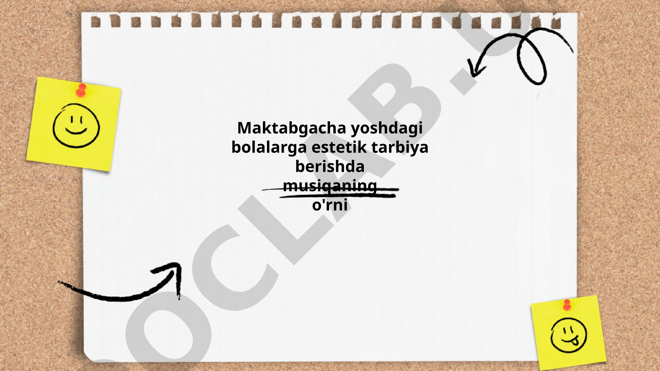 Maktabgacha yoshdagi bolalarga estetik tarbiya berishda musiqaning o'rni