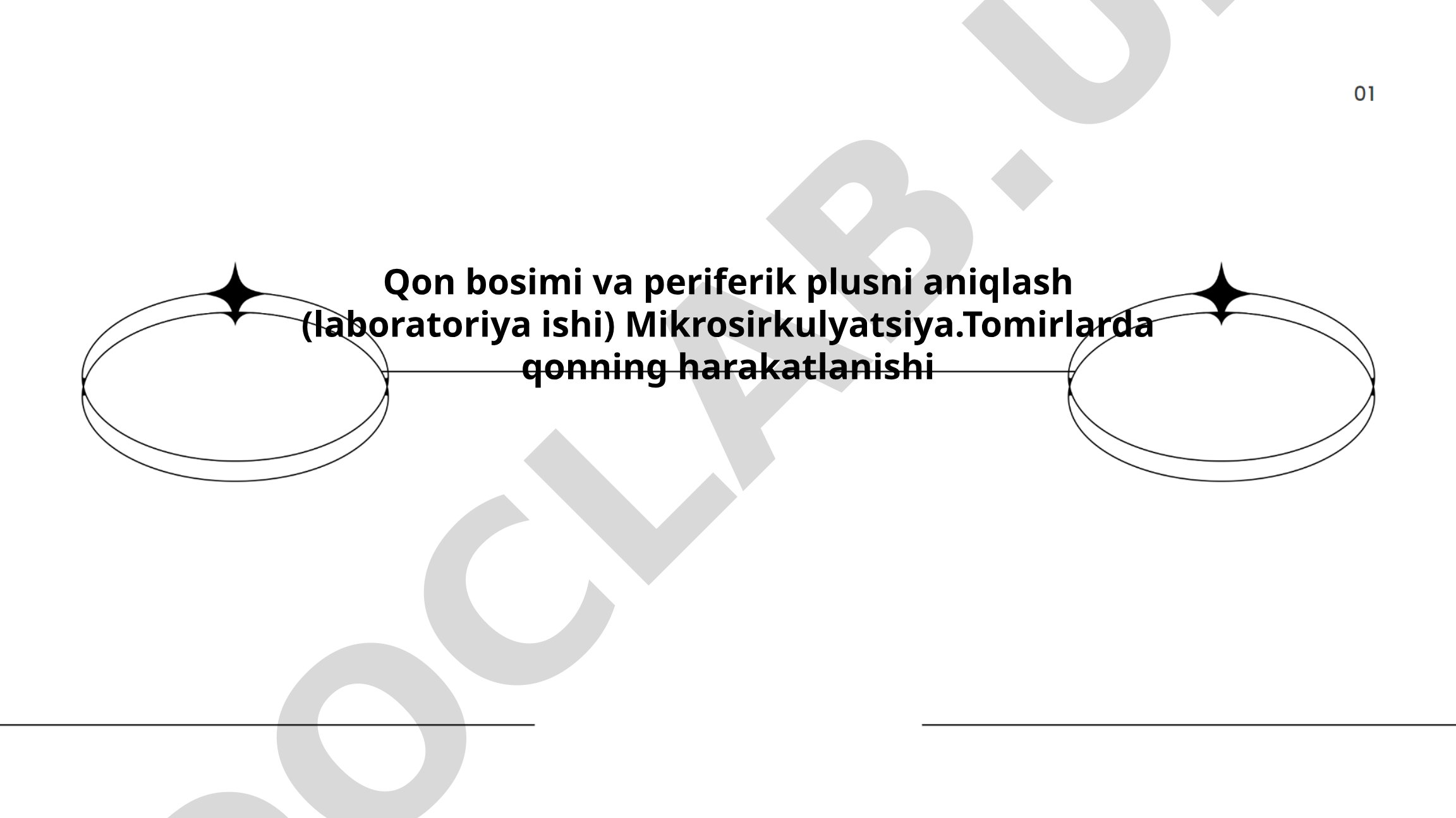 Qon bosimi va periferik pulsni aniqlash usullari