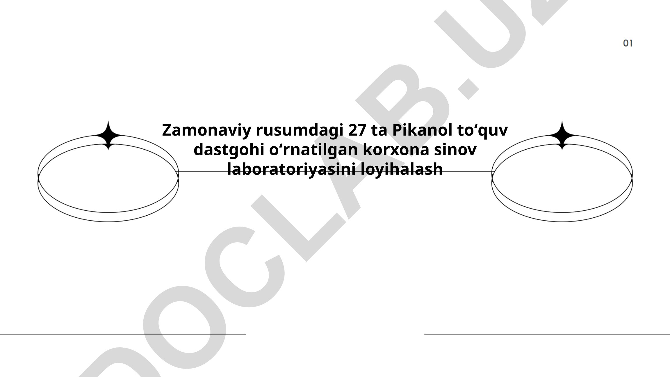 Zamonaviy rusumdagi 27 ta Pikanol toʻquv dastgohi oʻrnatilgan korxona sinov laboratoriyasini loyihalash