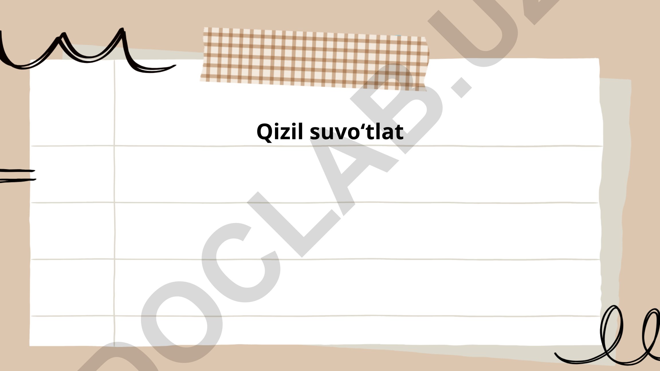 Qizil suvo'tlarning turlari, biologiyasi va yashash muhiti