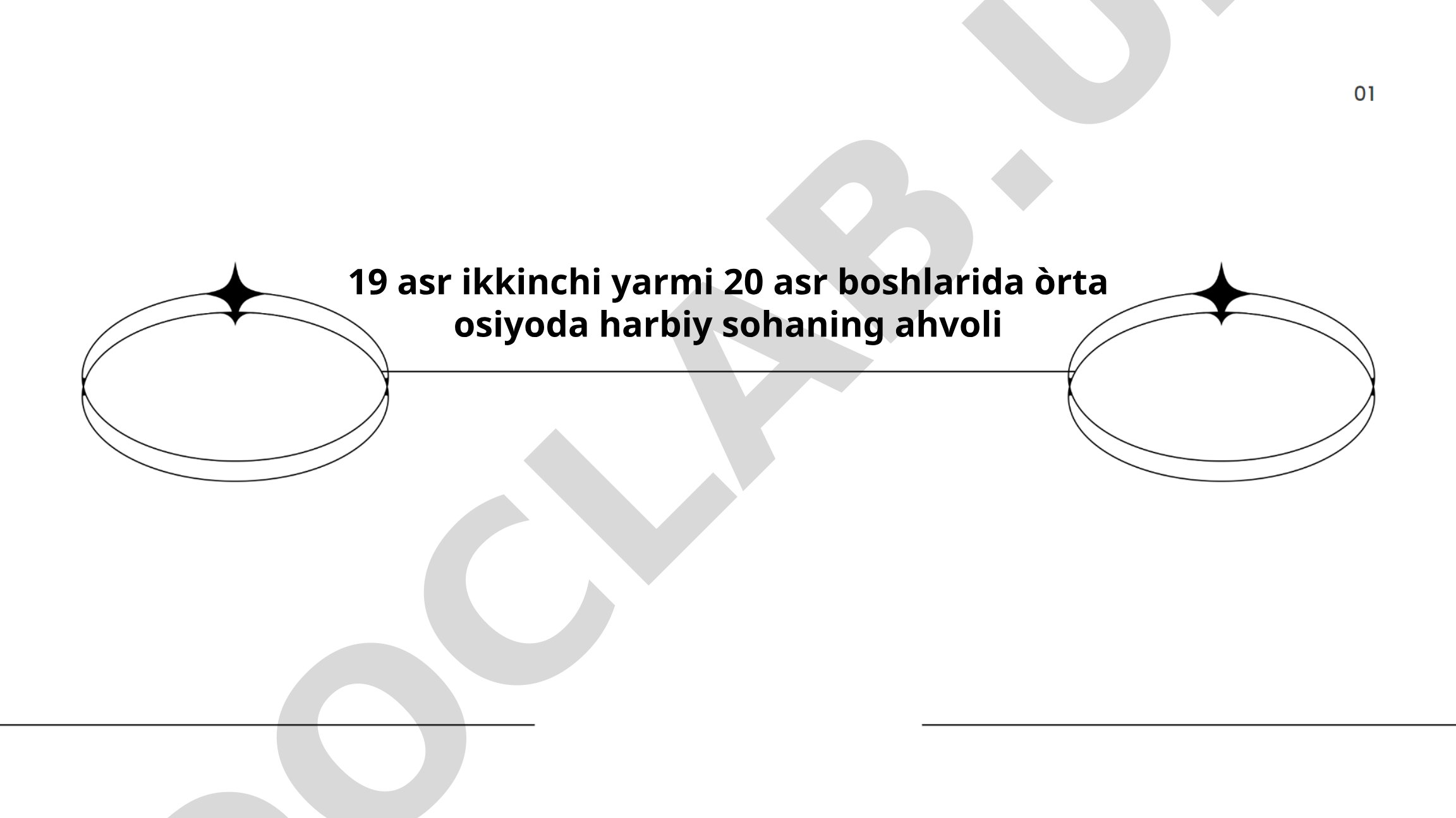 19-20 asr boshlarida Oʻrta Osiyoda harbiy sohaning ahvoli