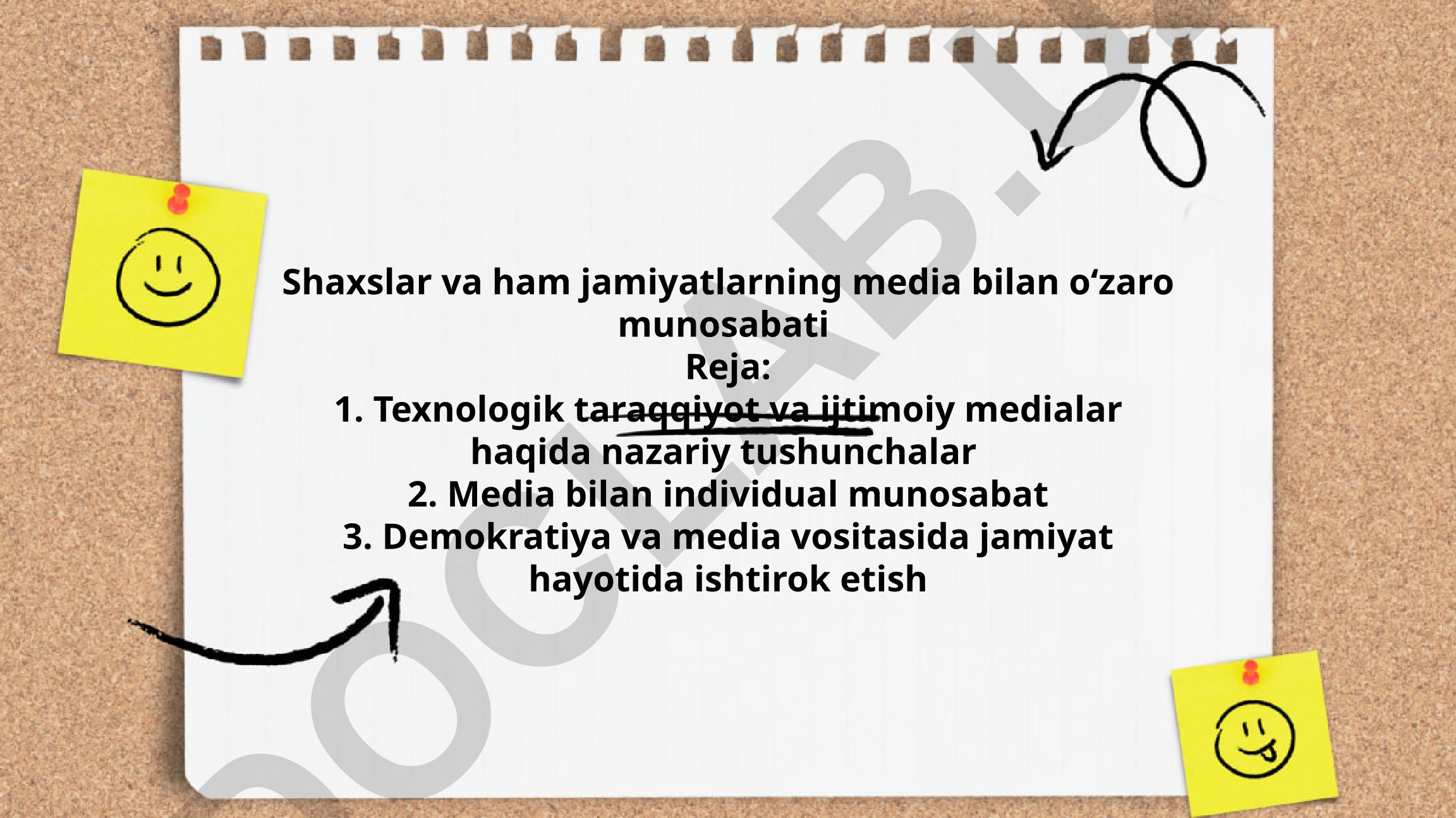Shaxslar va jamiyatlarning media bilan oʻzaro munosabati