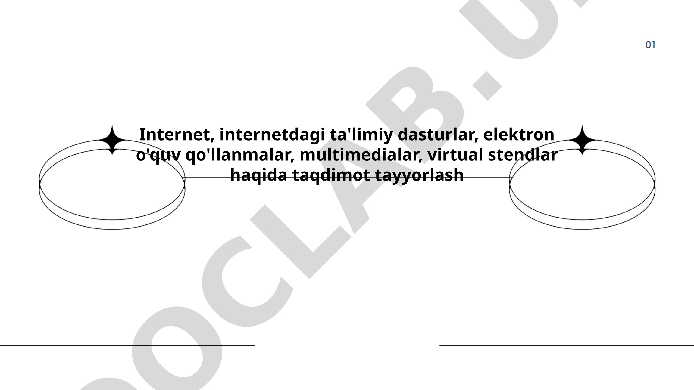 Internet va ta'limdagi o'rni