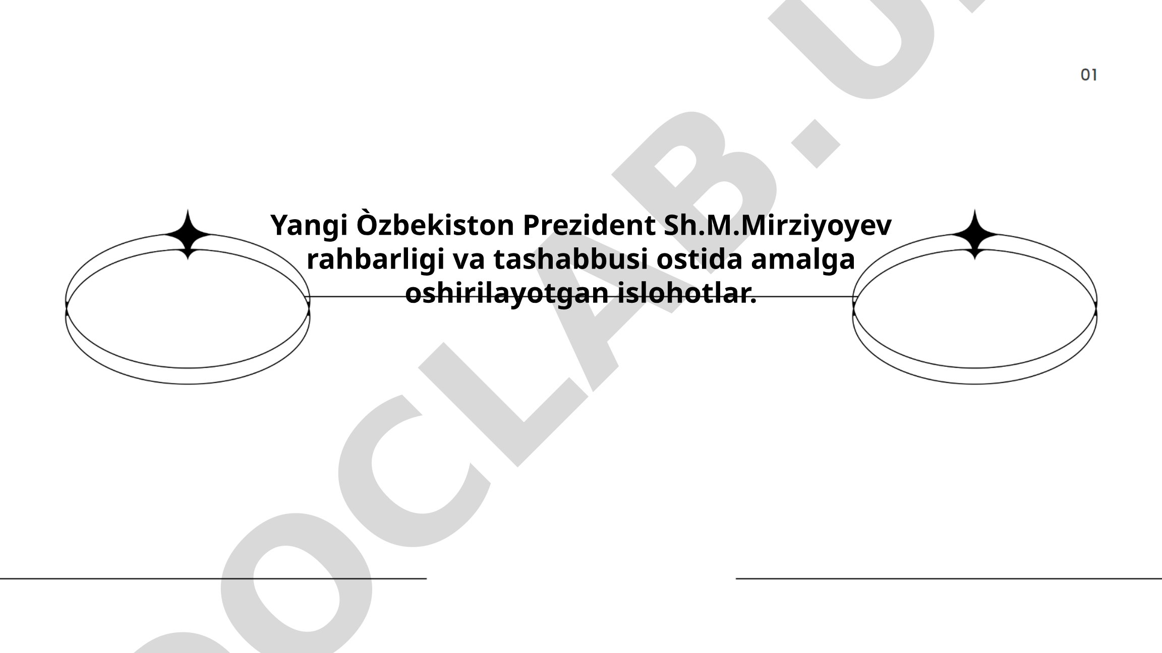 Yangi O'zbekistonda Prezident Sh.M.Mirziyoyev rahbarligidagi islohotlar