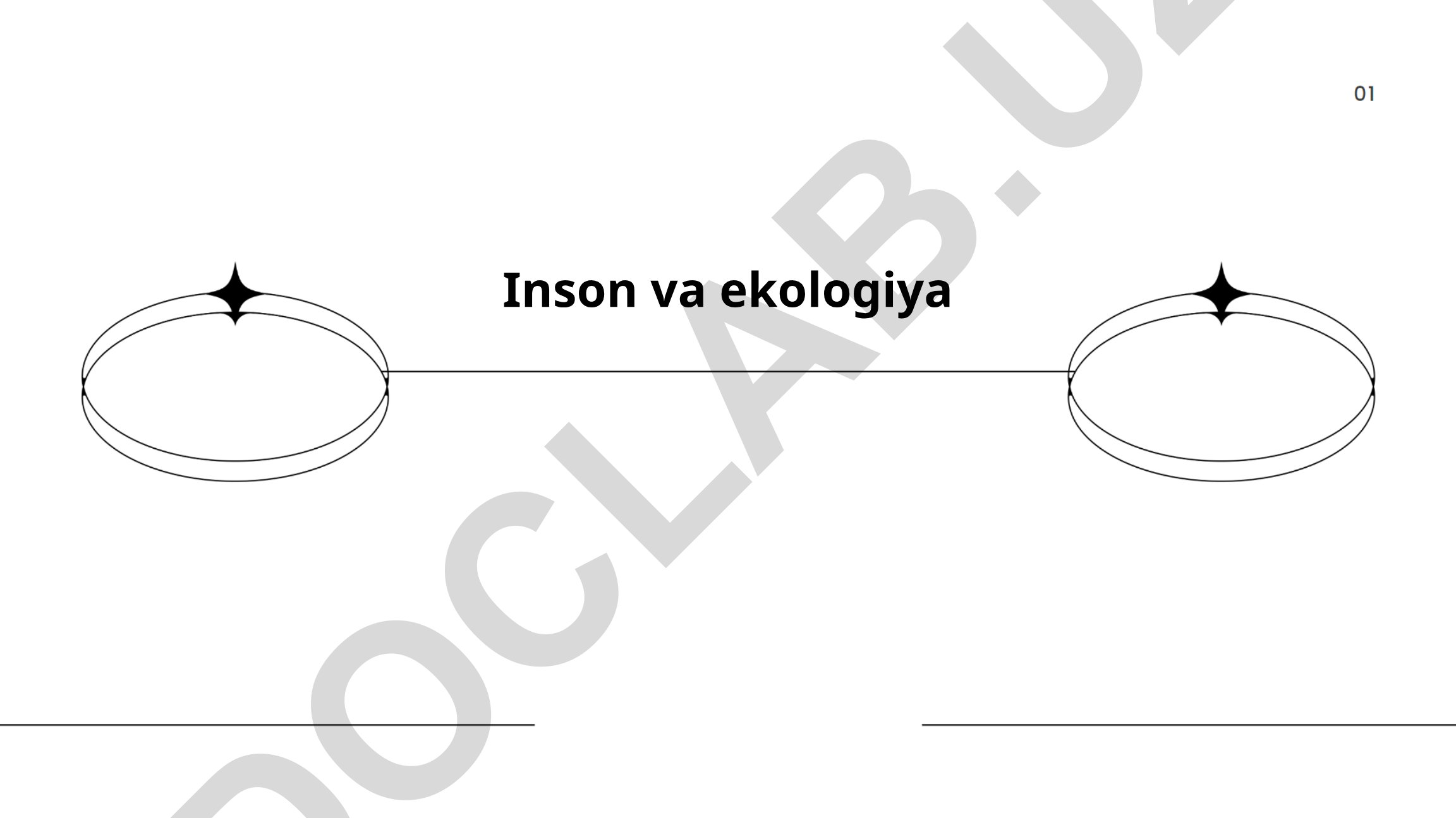 Inson va ekologiya o'rtasidagi o'zaro munosabatlar