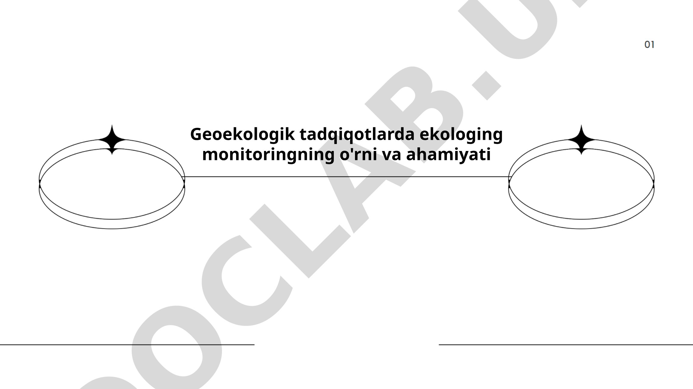 Geoekologik tadqiqotlarda ekologik monitoringning o'rni va ahamiyati