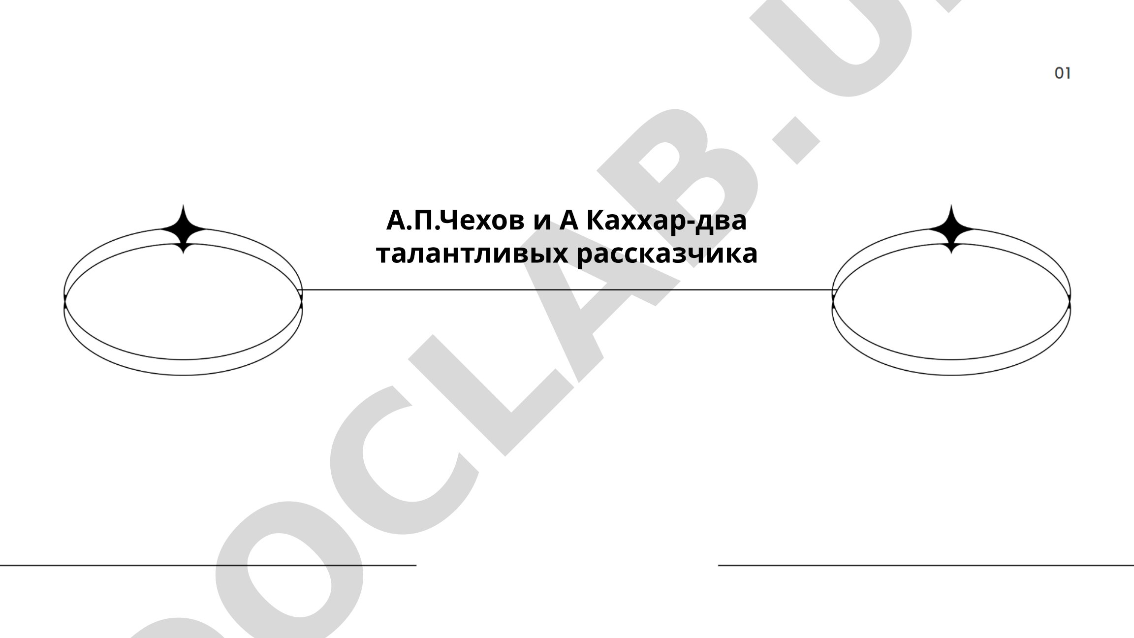 А.П. Чехов ва А. Каххарнинг ижодий таҳлили