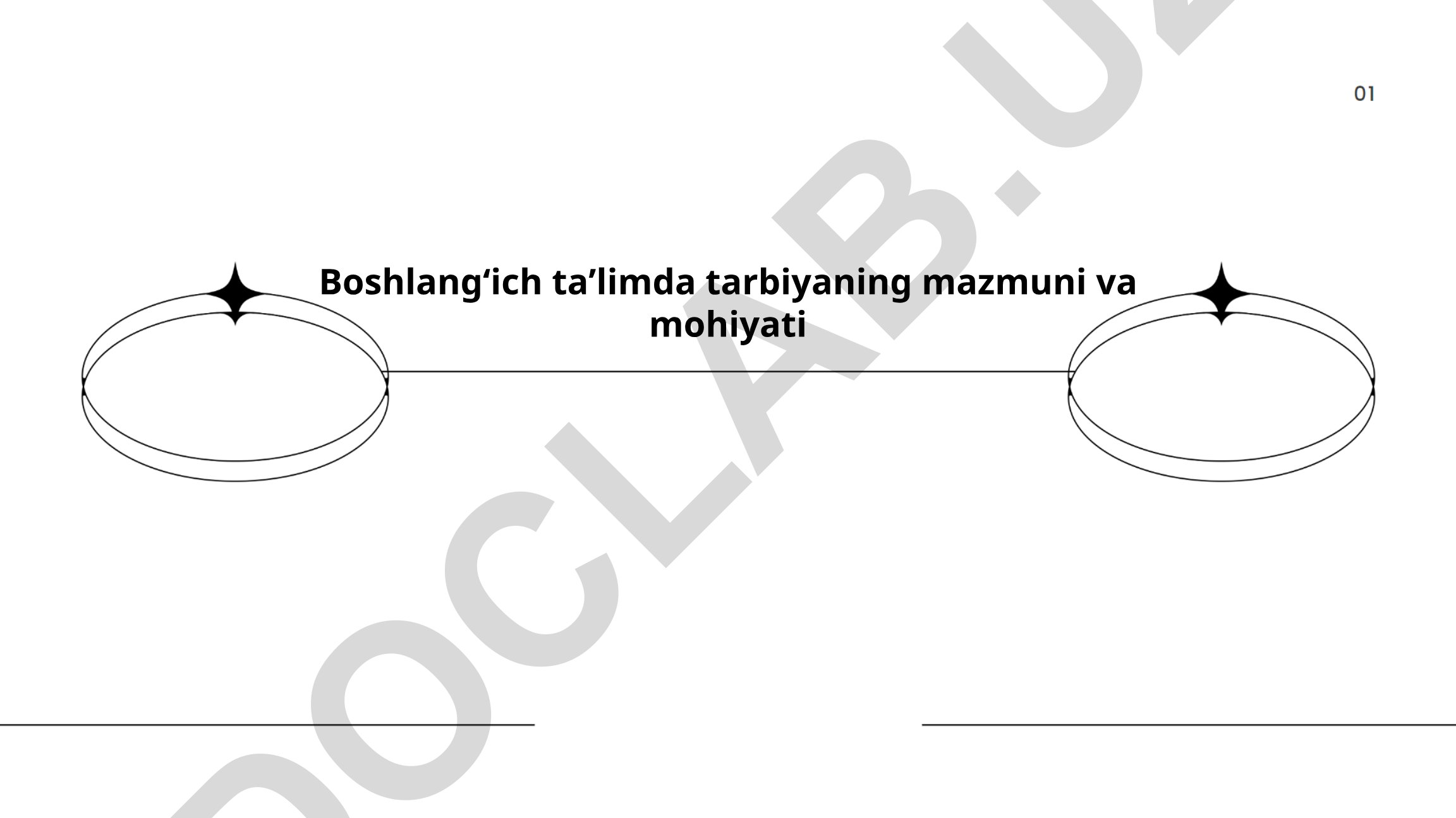 Boshlangʻich taʼlimda tarbiyaning mazmuni va mohiyati