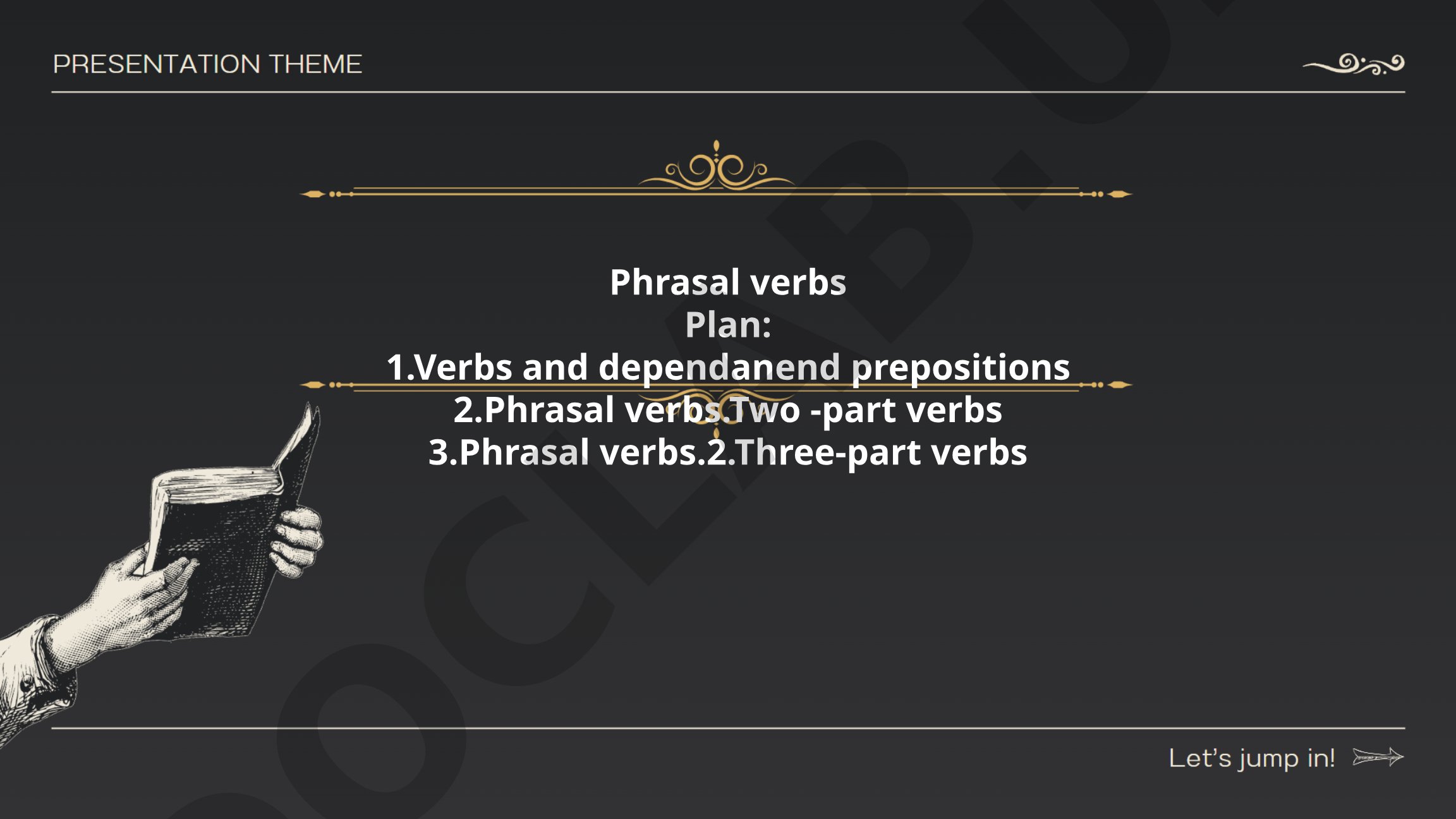 Phrasal verbs