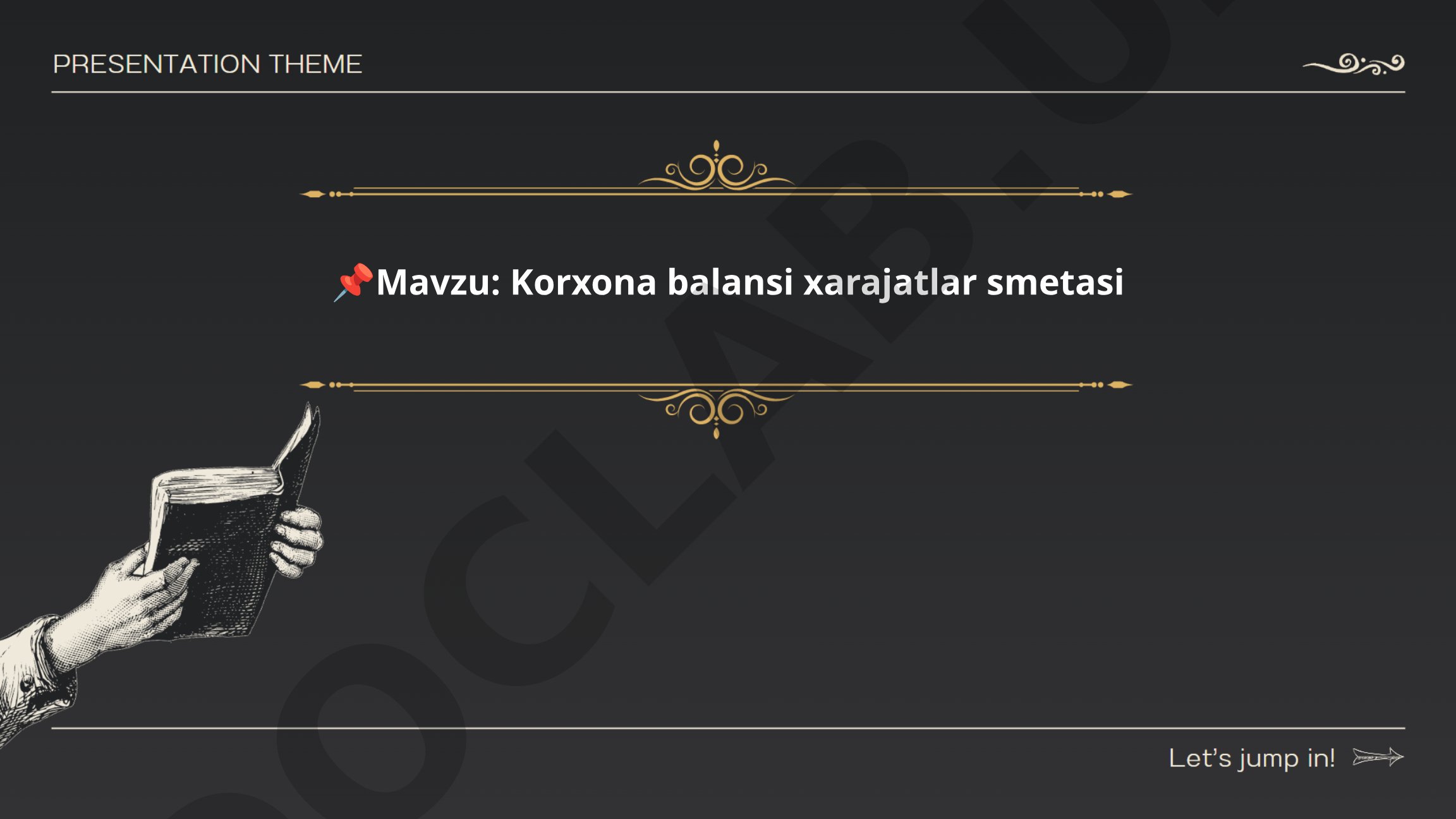 Korxona balansi xarajatlar smetasi