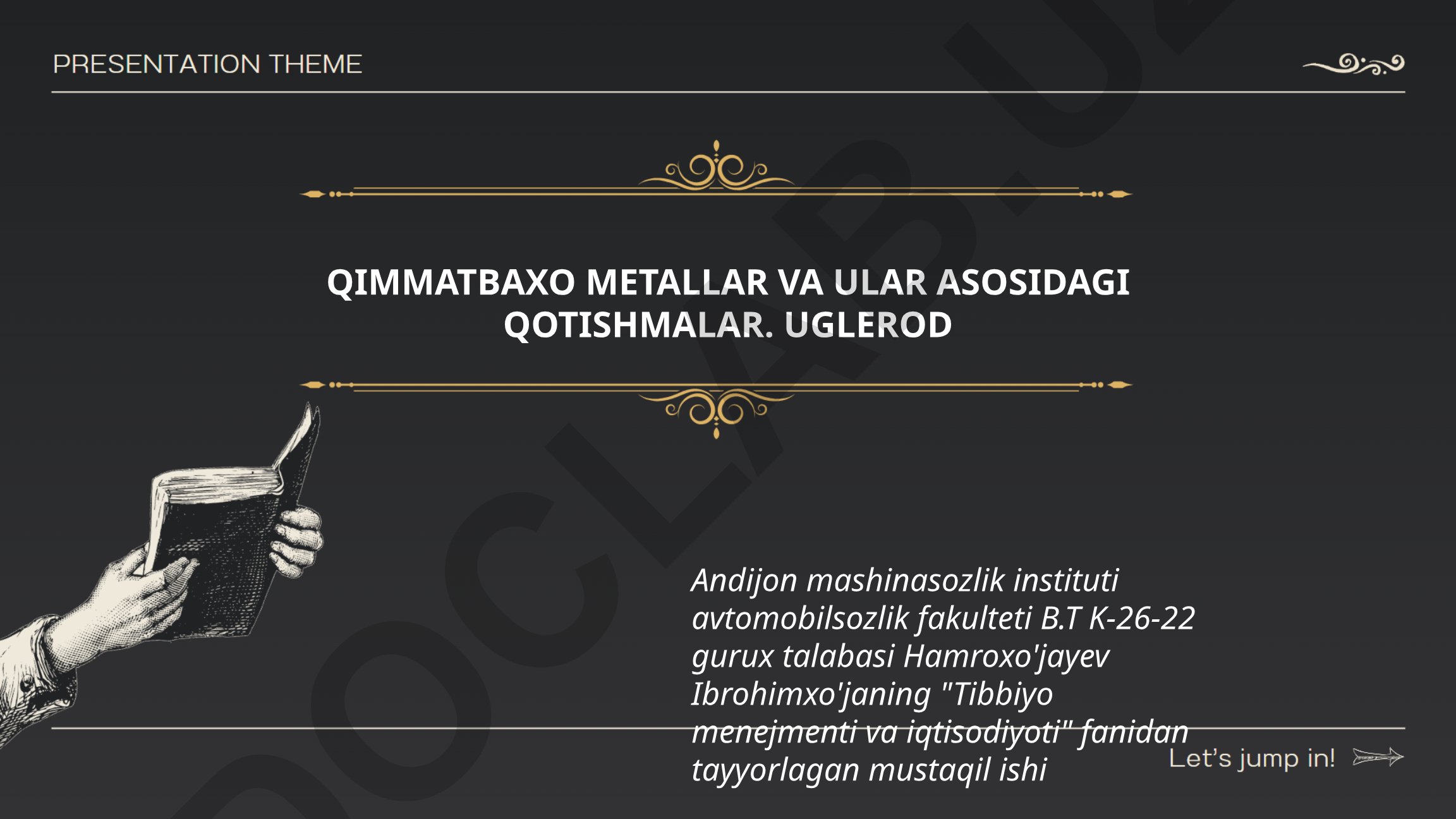 Qimmatbaxo metallar va ular asosidagi qotishmalar