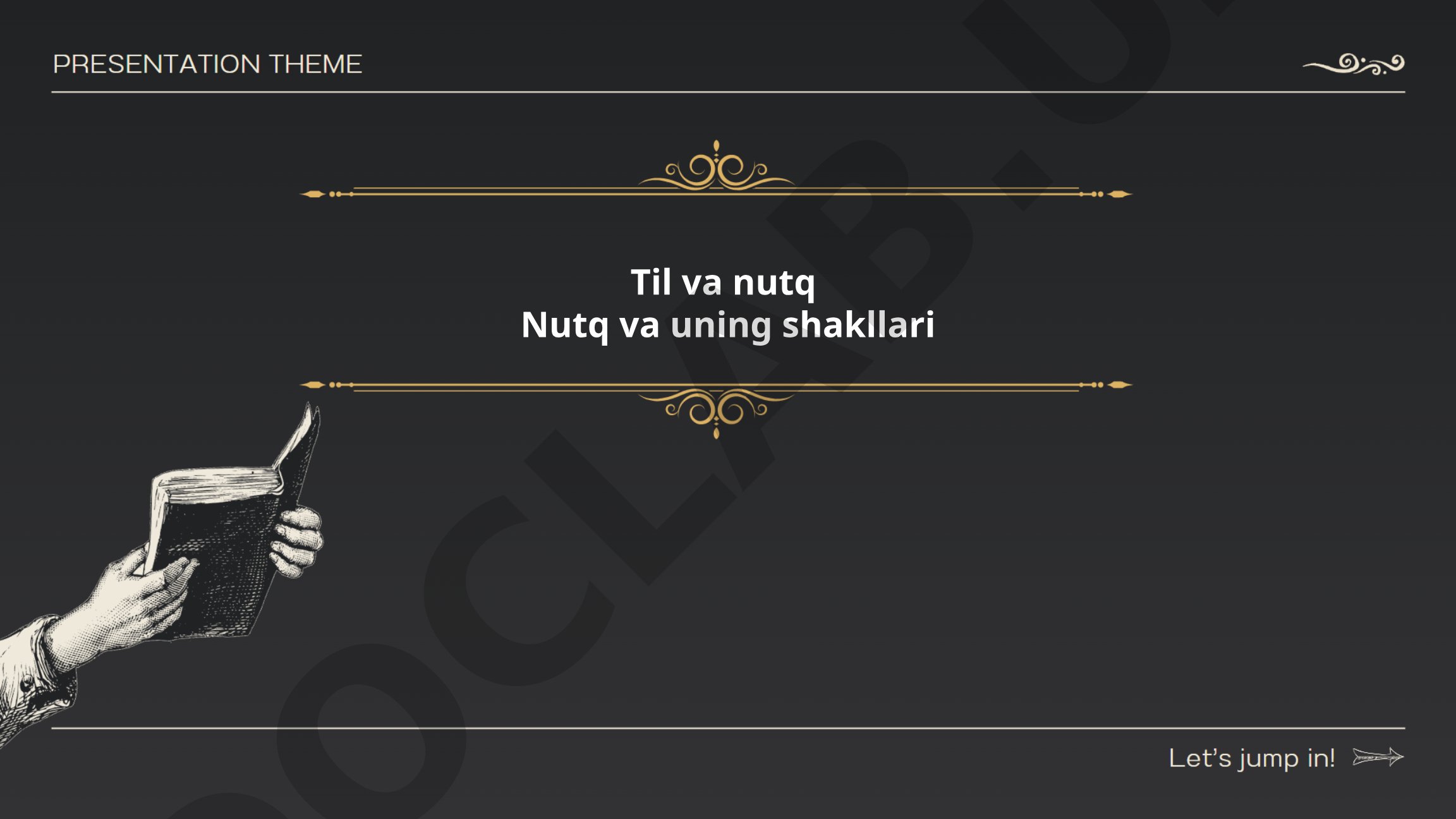 Til va nutqning asosiy tushunchalari