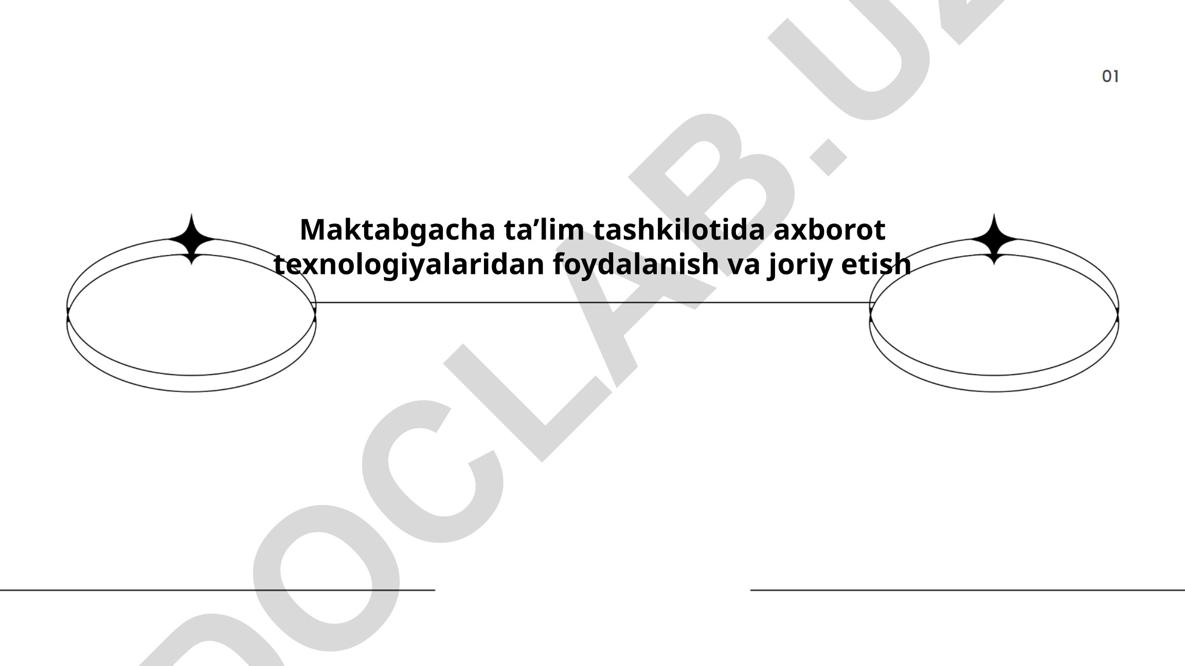 Maktabgacha ta’lim tashkilotida axborot texnologiyalaridan foydalanish va joriy etish