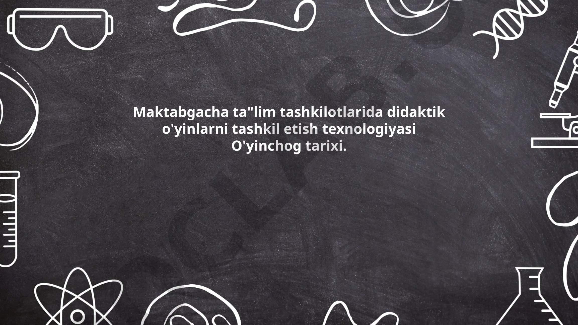 Maktabgacha ta'lim tashkilotlarida didaktik o'yinlarni tashkil etish texnologiyasi