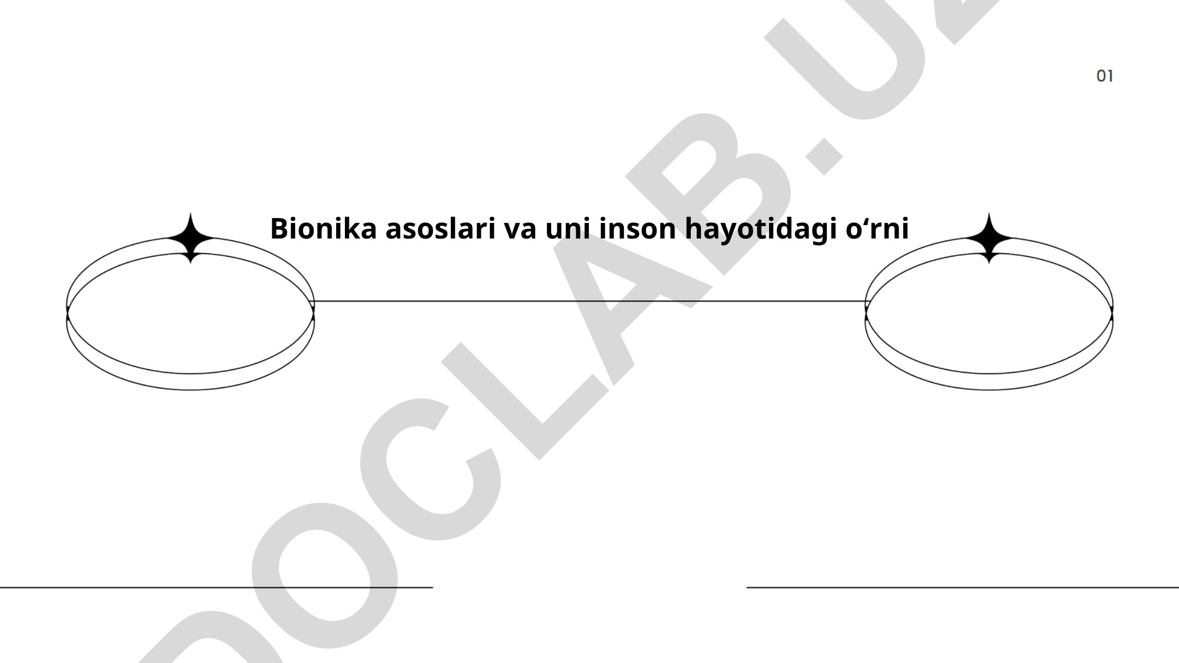 Bionika asoslari va uni inson hayotidagi oʻrni
