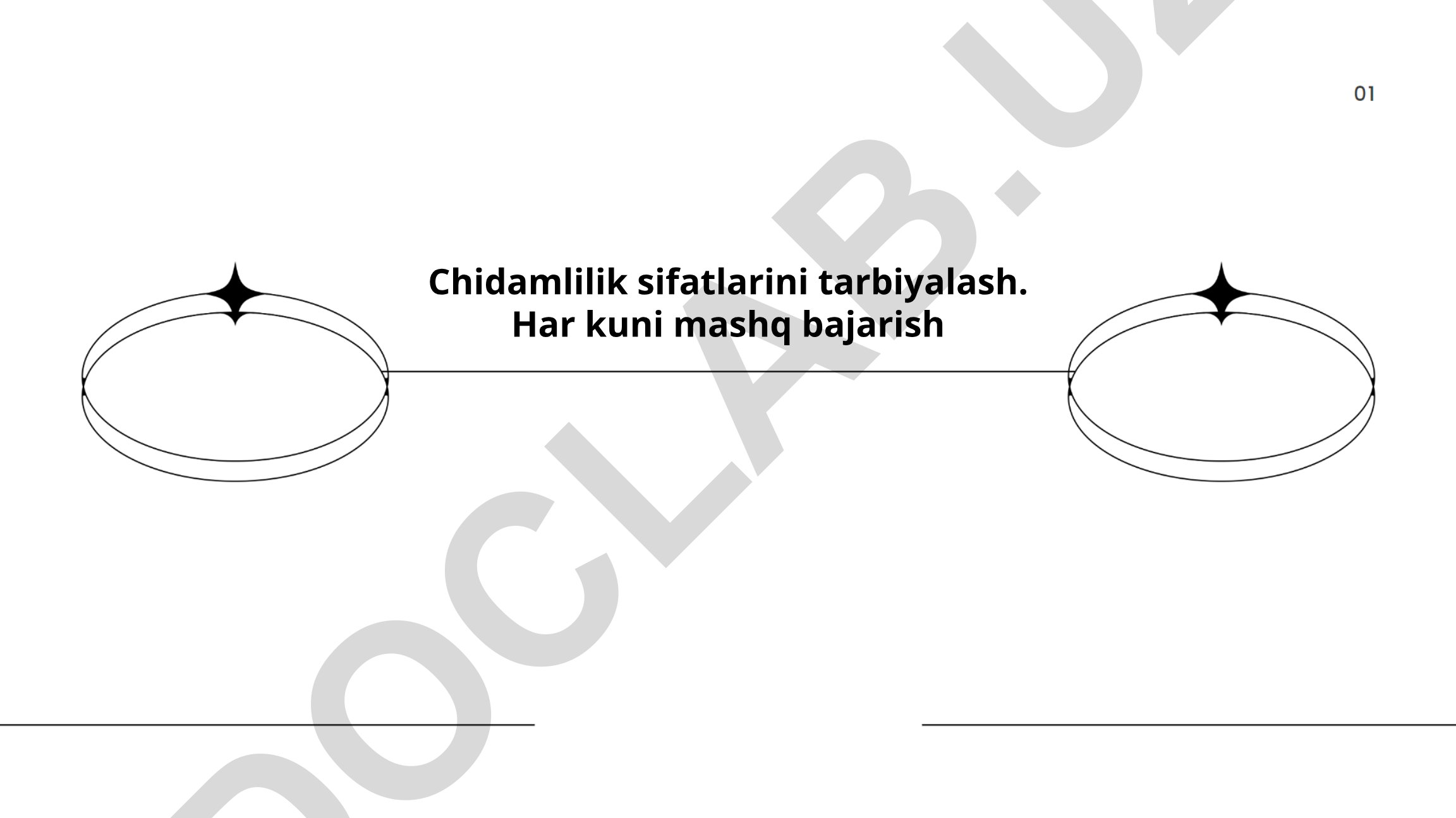 Chidamlilik sifatlarini tarbiyalash va mashq rejalashtirish