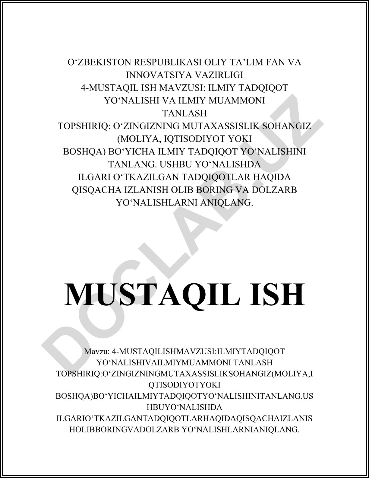 Moliyaviy barqarorlik va moliyaviy xavflarni boshqarish