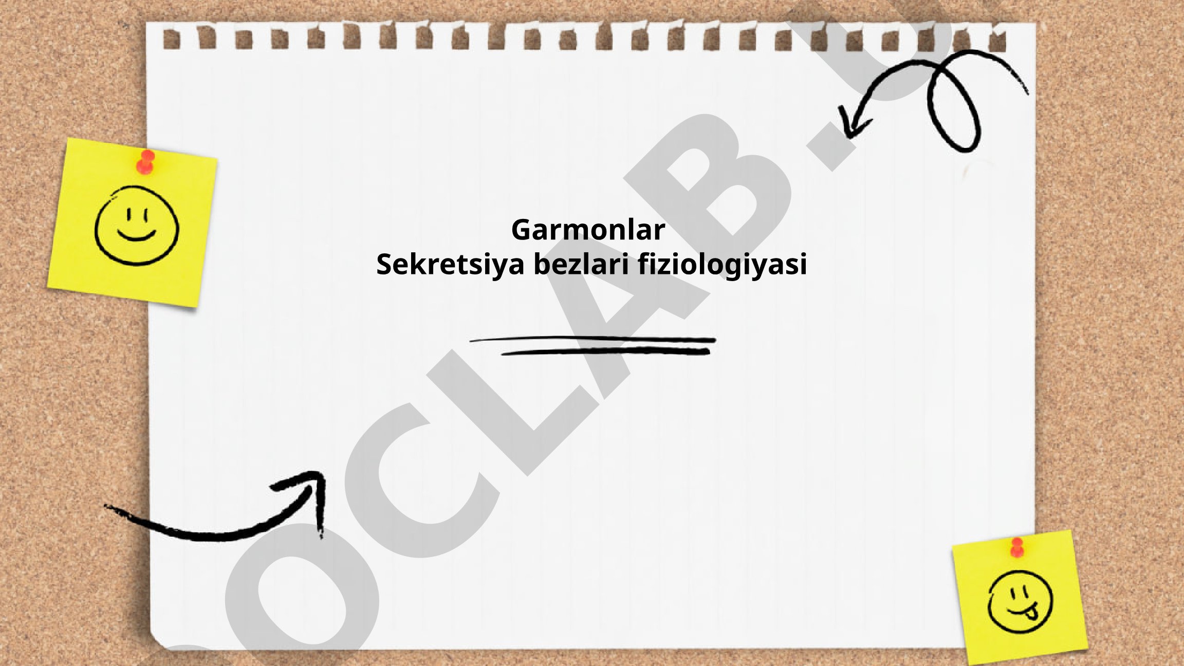 Gormonlar va sekretsiya bezlari fiziologiyasi
