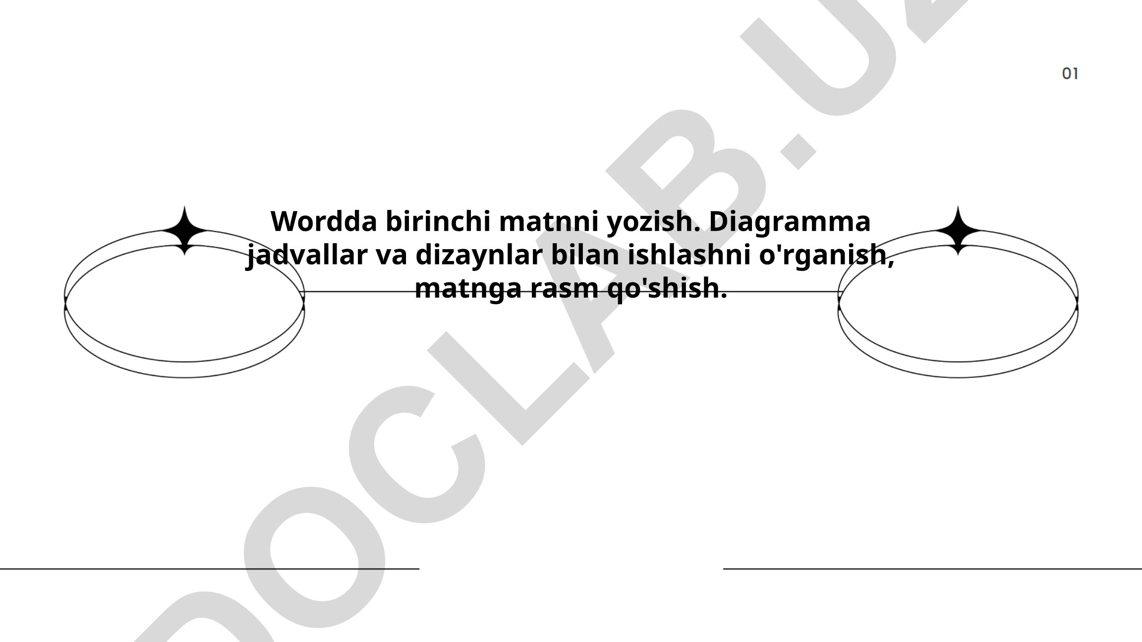 Microsoft Word-da diagramma, jadval va matn dizaynini o'rganish