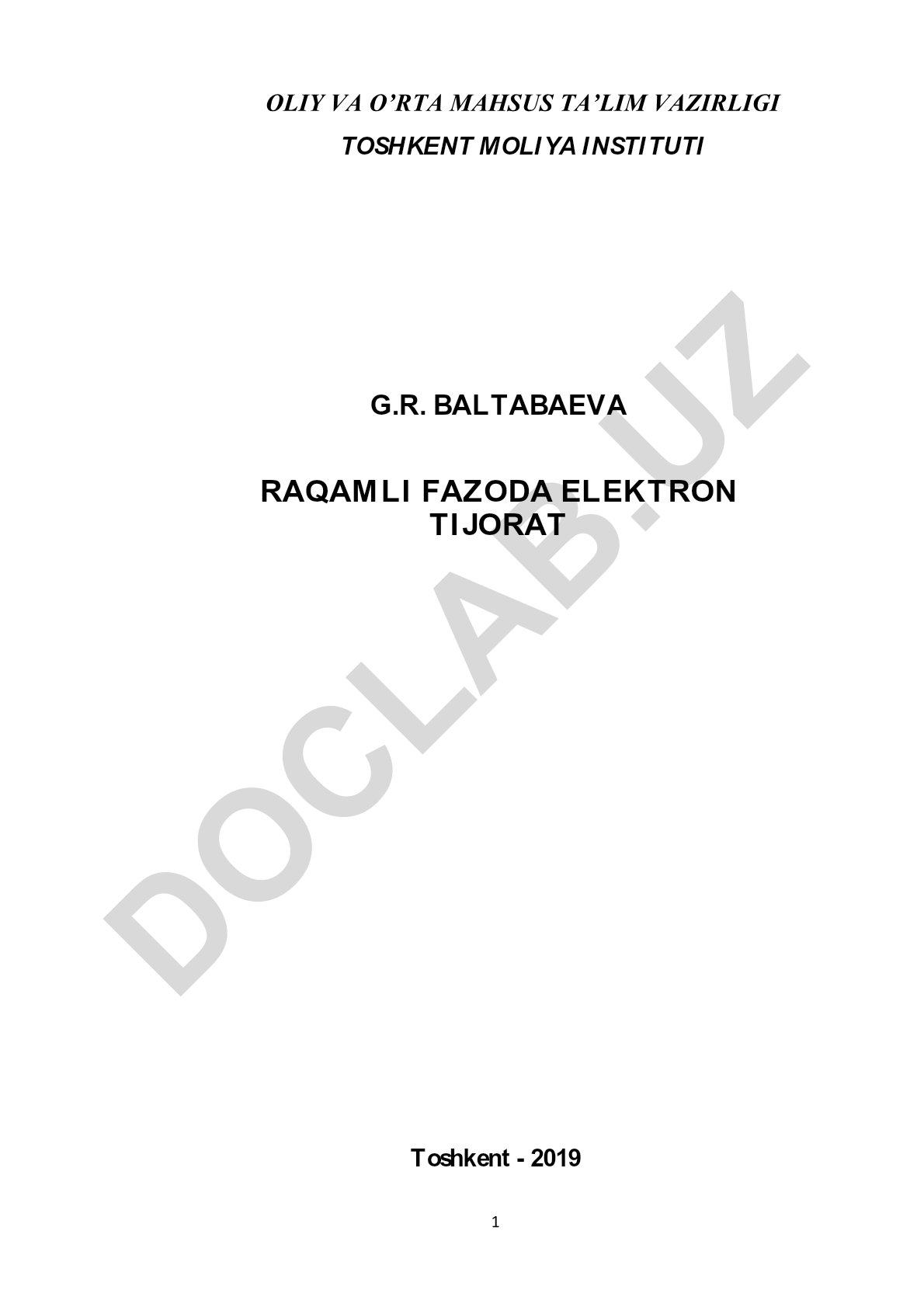 Raqamli valyutalar bozori: innovatsiyalar va rivojlanish istiqbollari