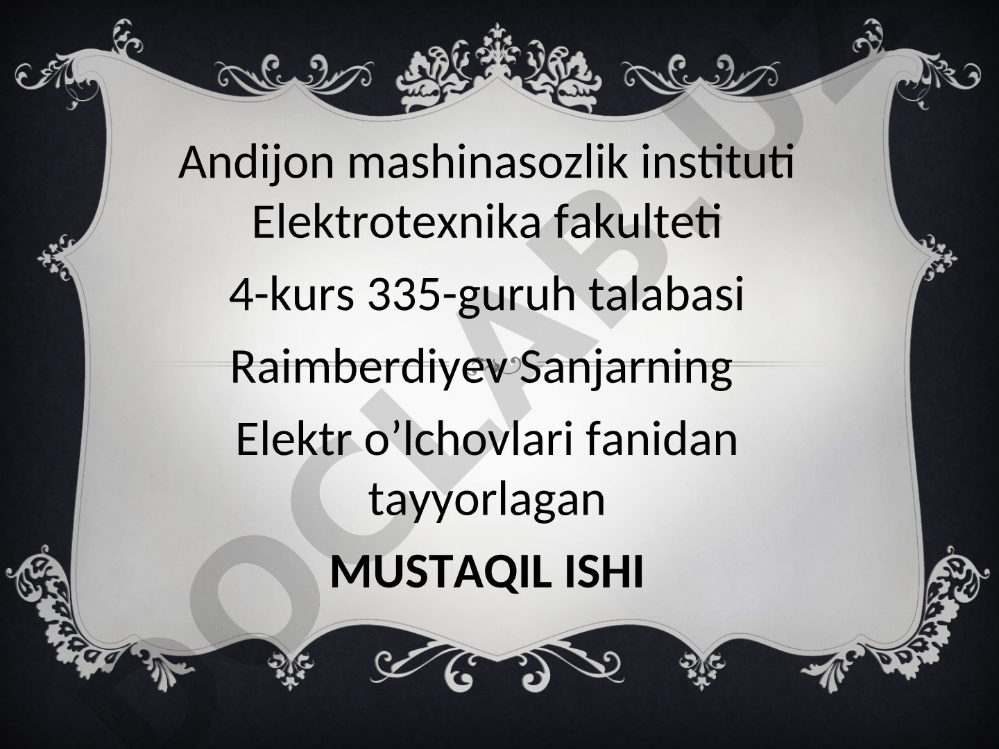 Magnit oqimini o'lchash