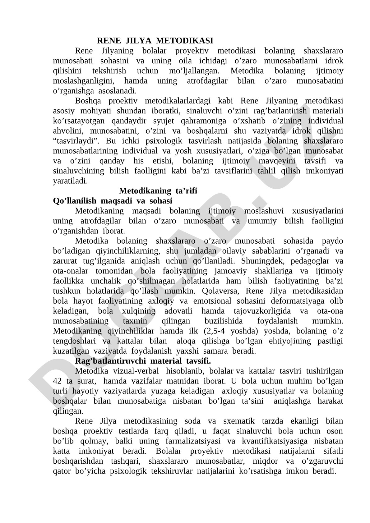 Rene Jilya metodikasi