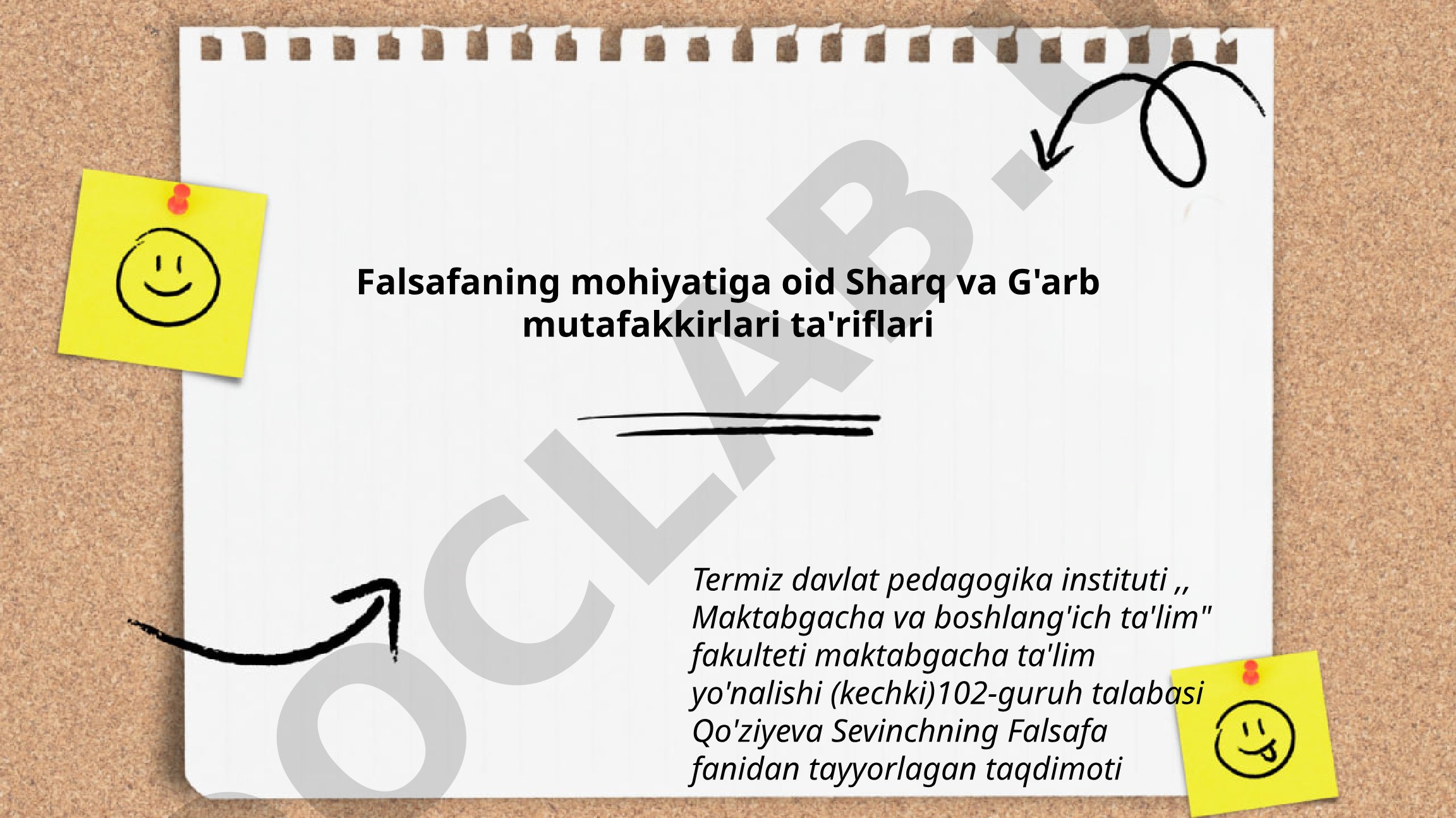 Falsafaning mohiyatiga oid Sharq va G'arb mutafakkirlari ta'riflari